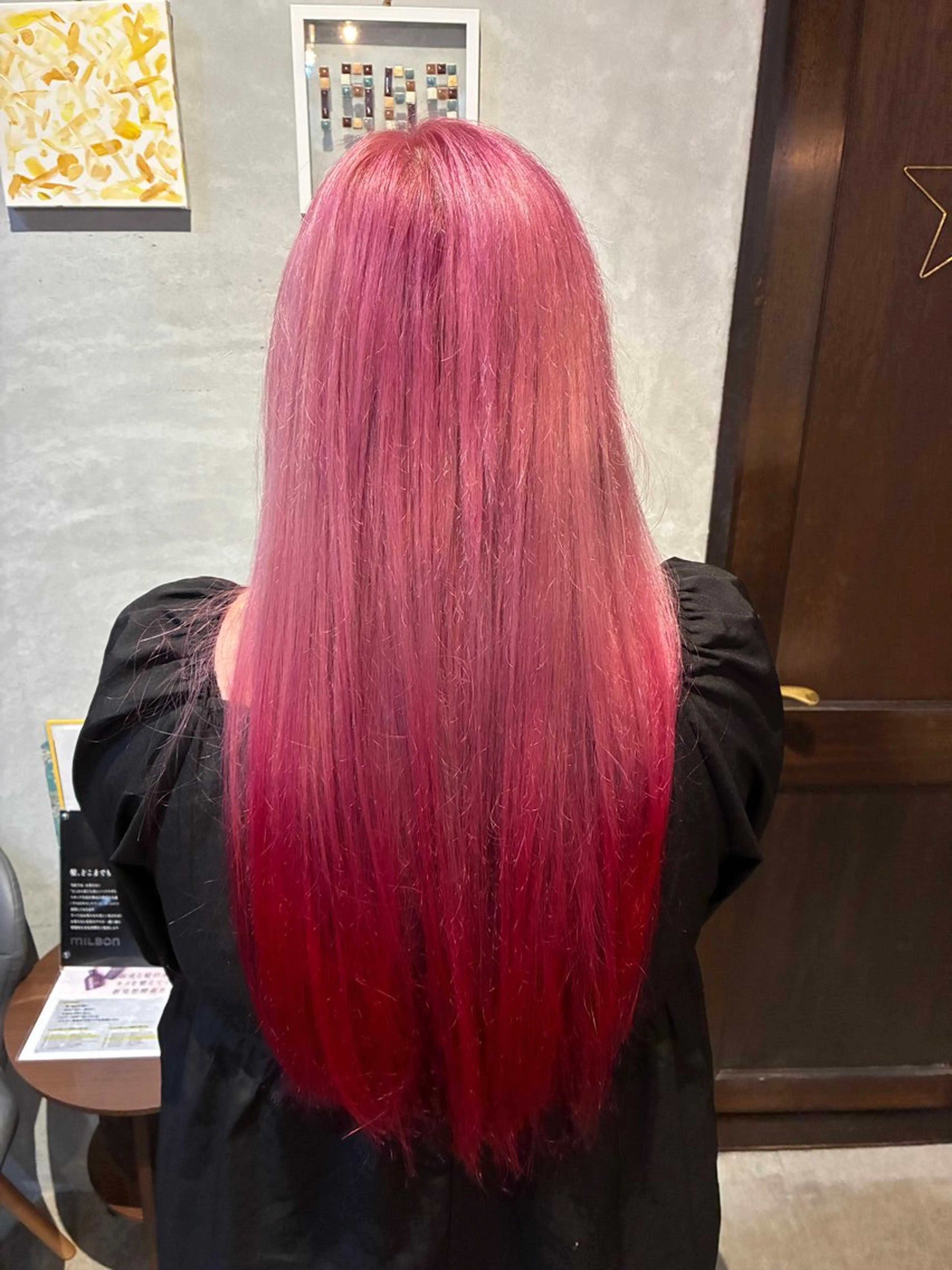 ロング ヘアカラー 安城/カットモデル 🩷艶カラー🎀もえのヘアスタイル