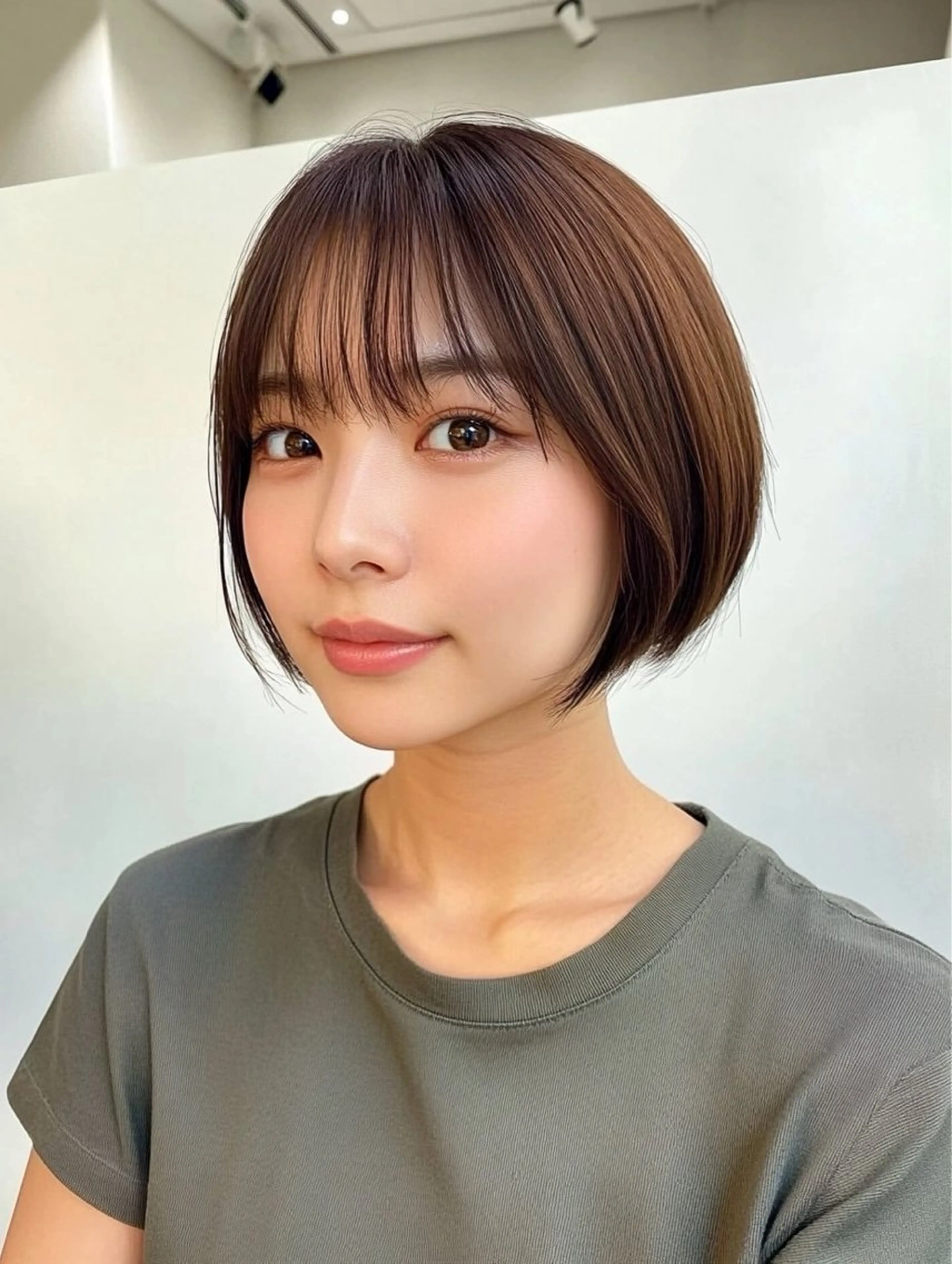 ショート カット 保子 祐里香のヘアスタイル