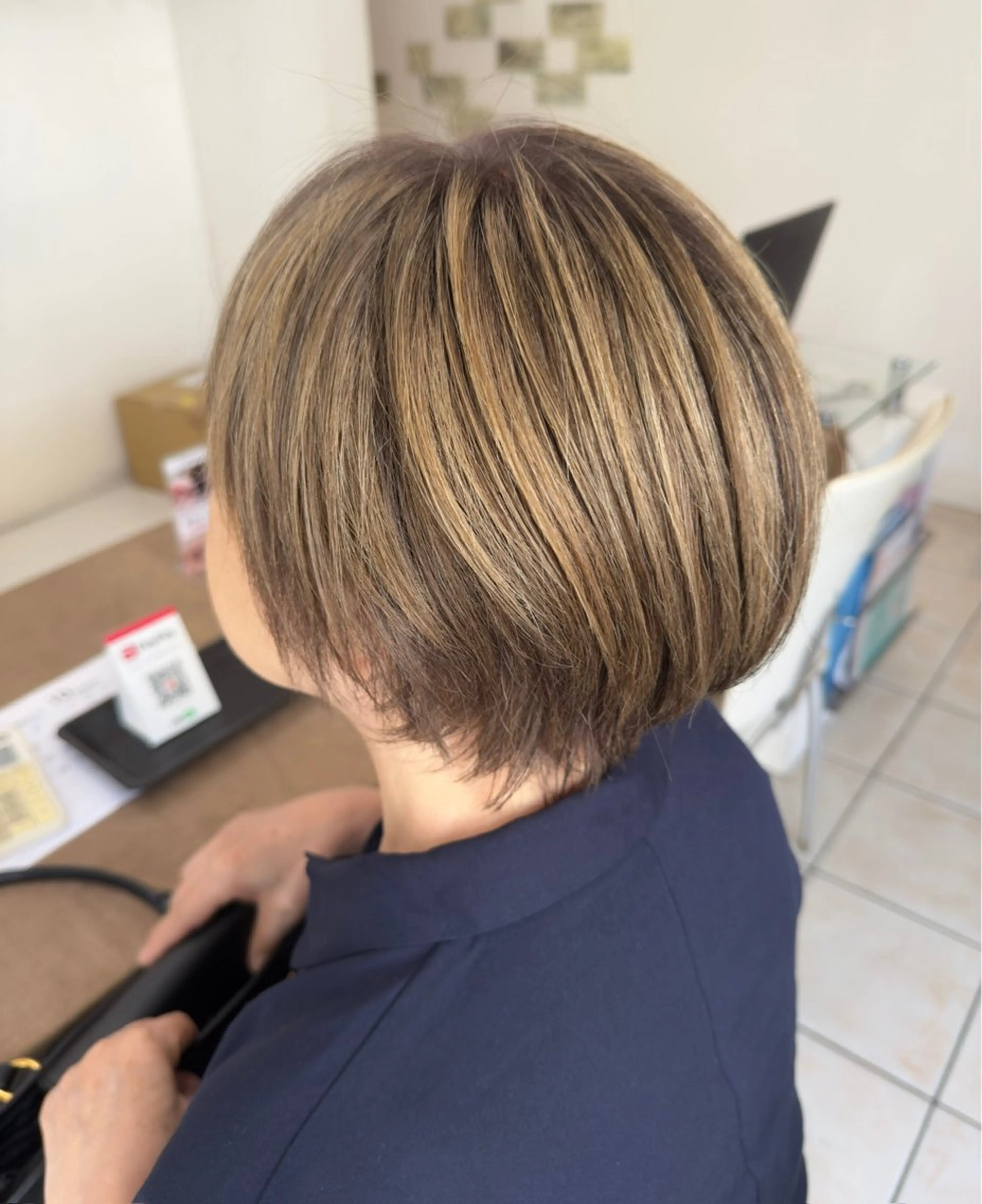 ショート カラー ヘアカラー 【髪質改善特化】 艶髪/透明感カラーのヘアスタイル