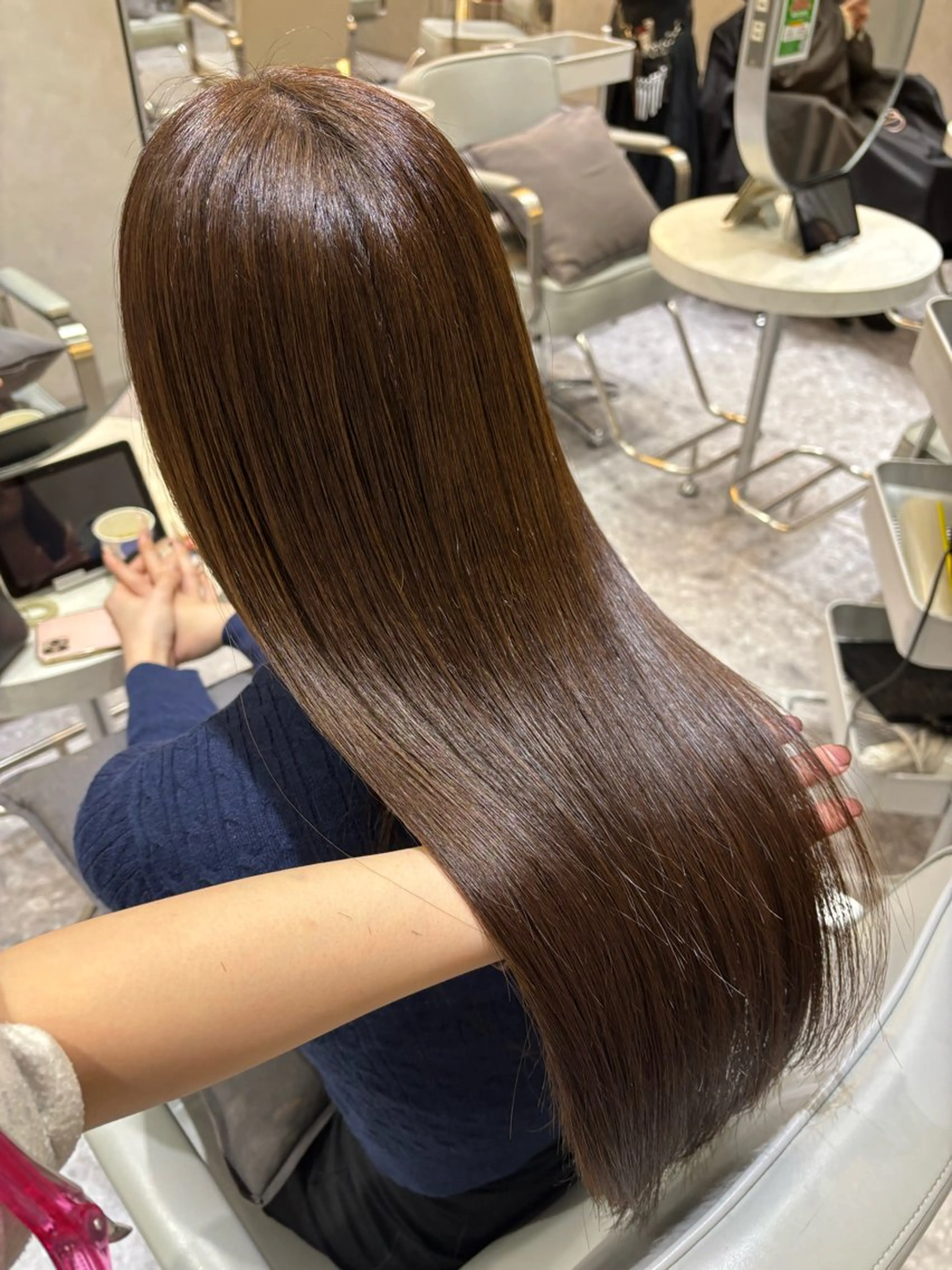 ロング カラー ベージュカラー ブリーチ ブラウンカラー 透明感カラー ブリーチなしカラー ヘアカラー Ayano‪‪🎀似 合わせ×透明感🎀のヘアスタイル