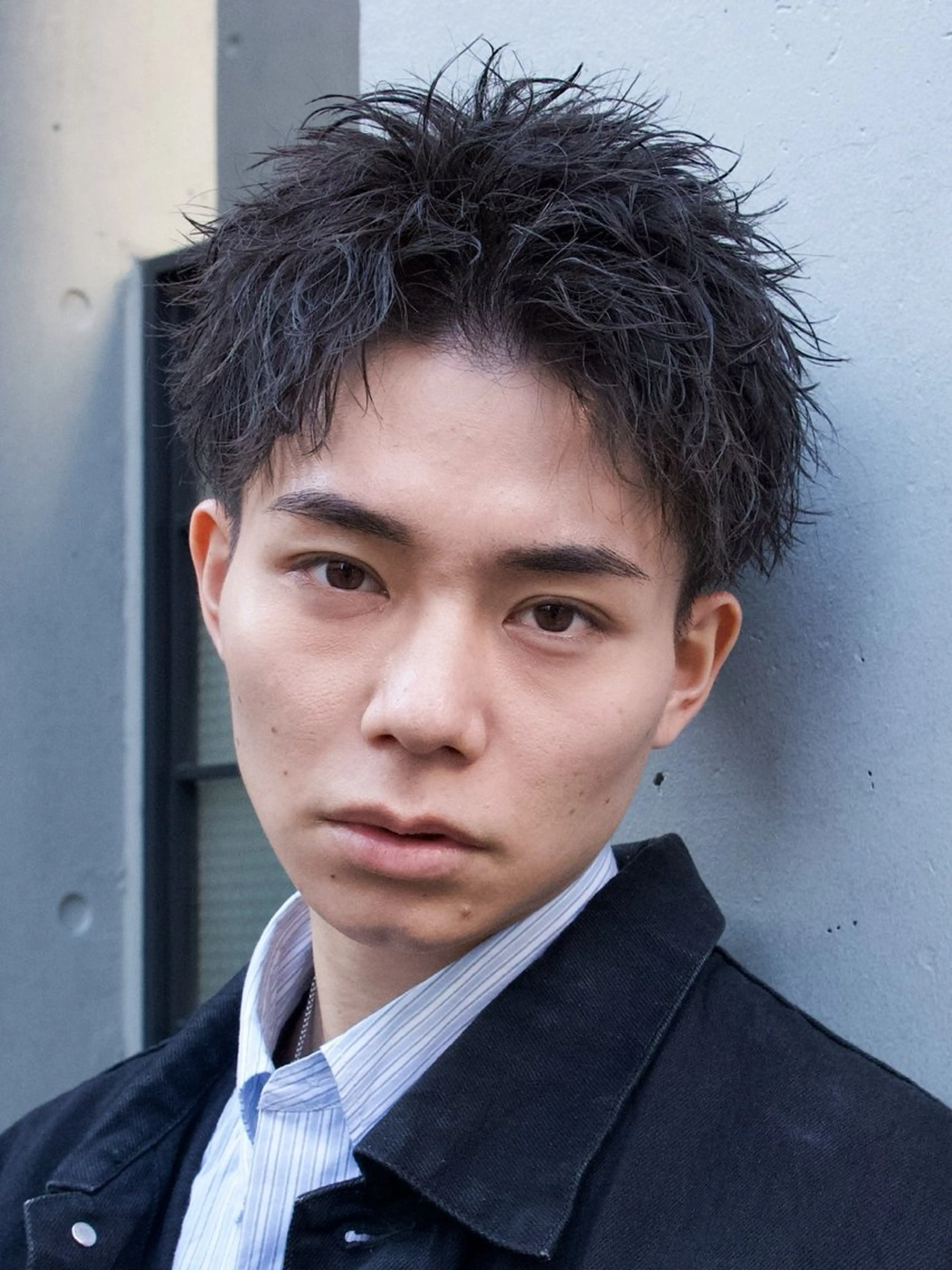 ショート メンズ フェザーパーマ マッシュ メンズパーマ 学生（メンズ向け） メンズツイストパーマ fifth/原宿/ シャドウパーマ/カズのヘアスタイル