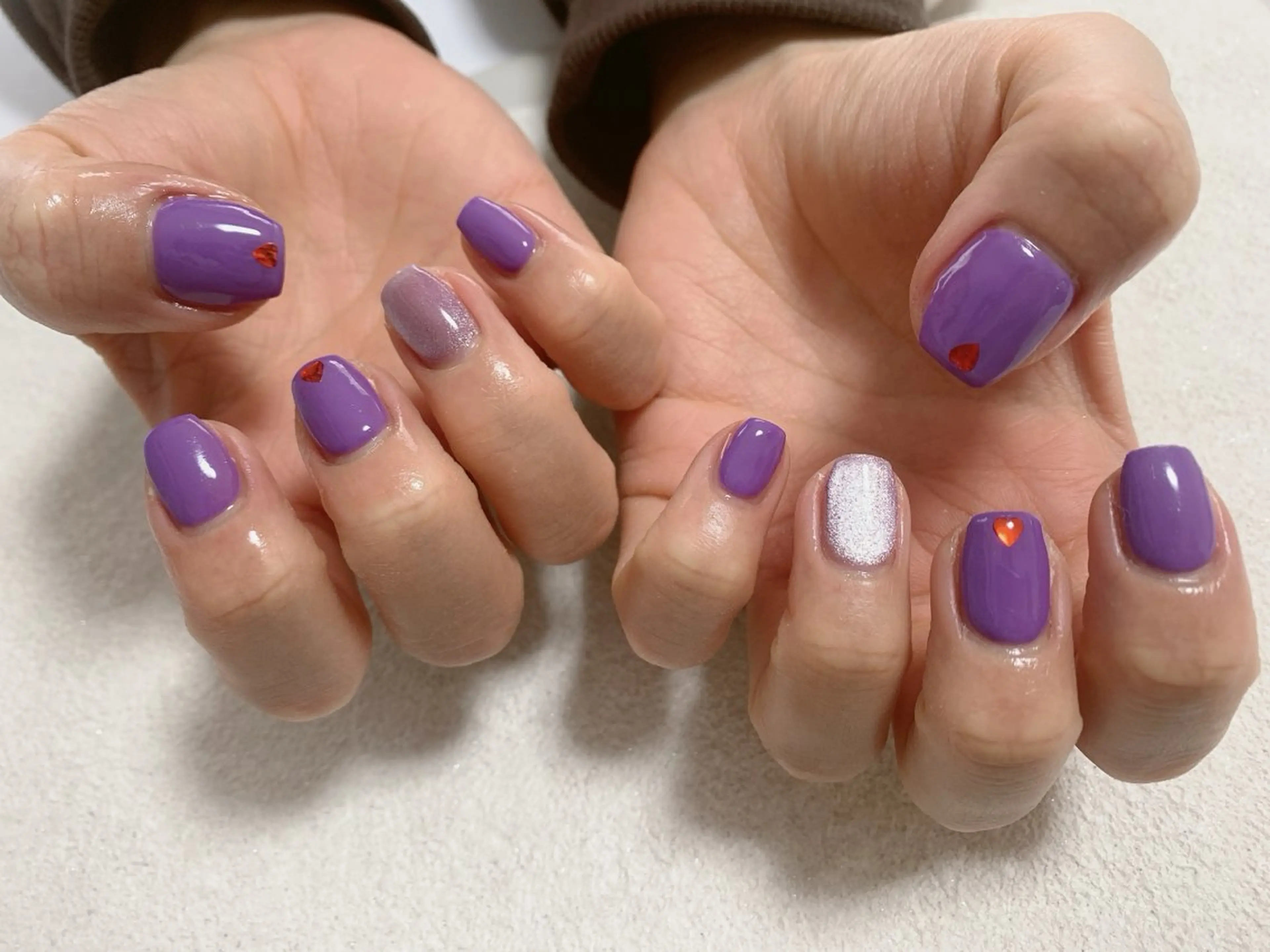 ネイル ジェルネイル マグネットネイル メンズネイル ワンカラーネイル パラジェル kiki nail たまプラーザのネイルデザイン