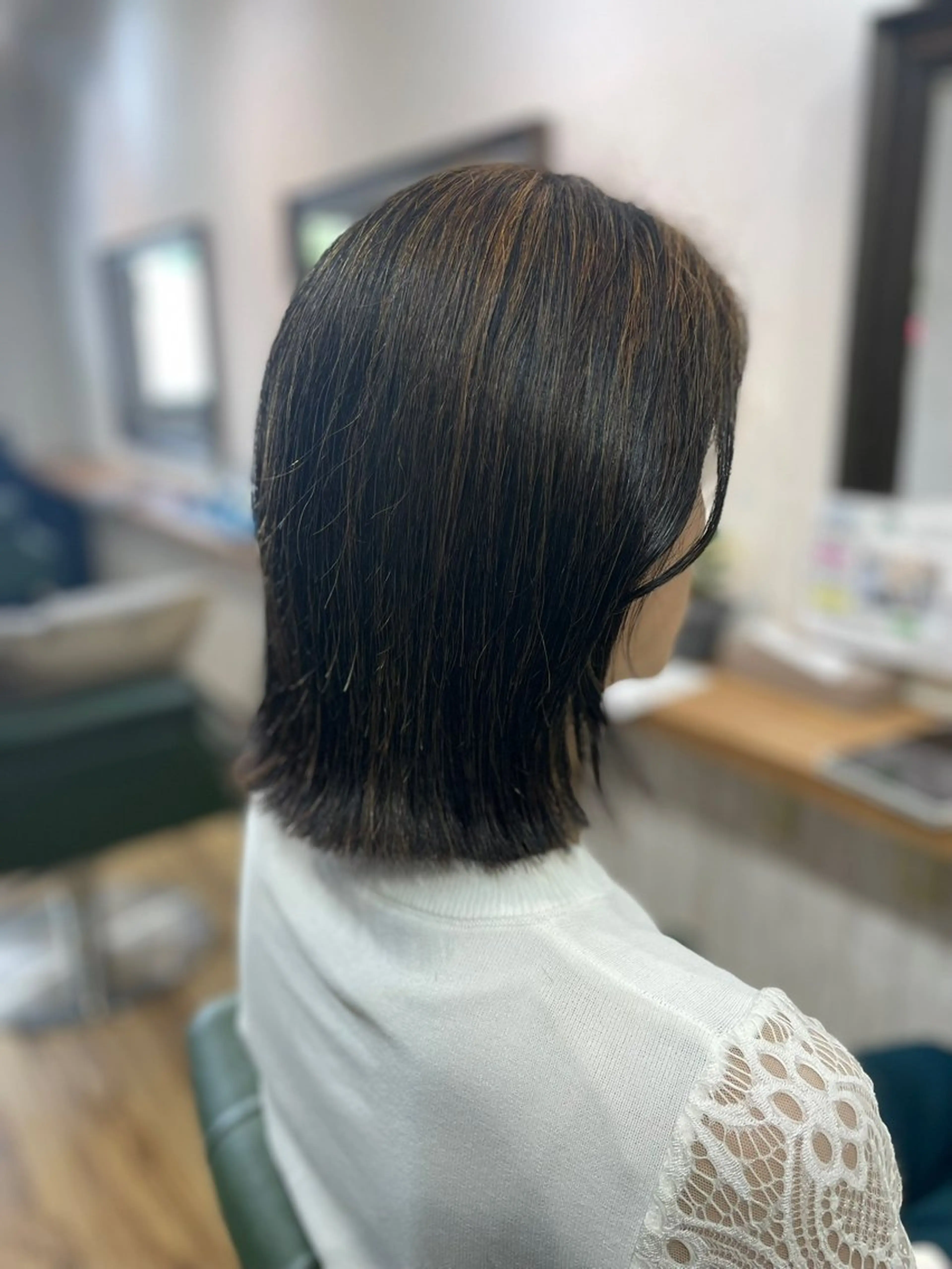 ミディアム 三島 崇嗣のヘアスタイル