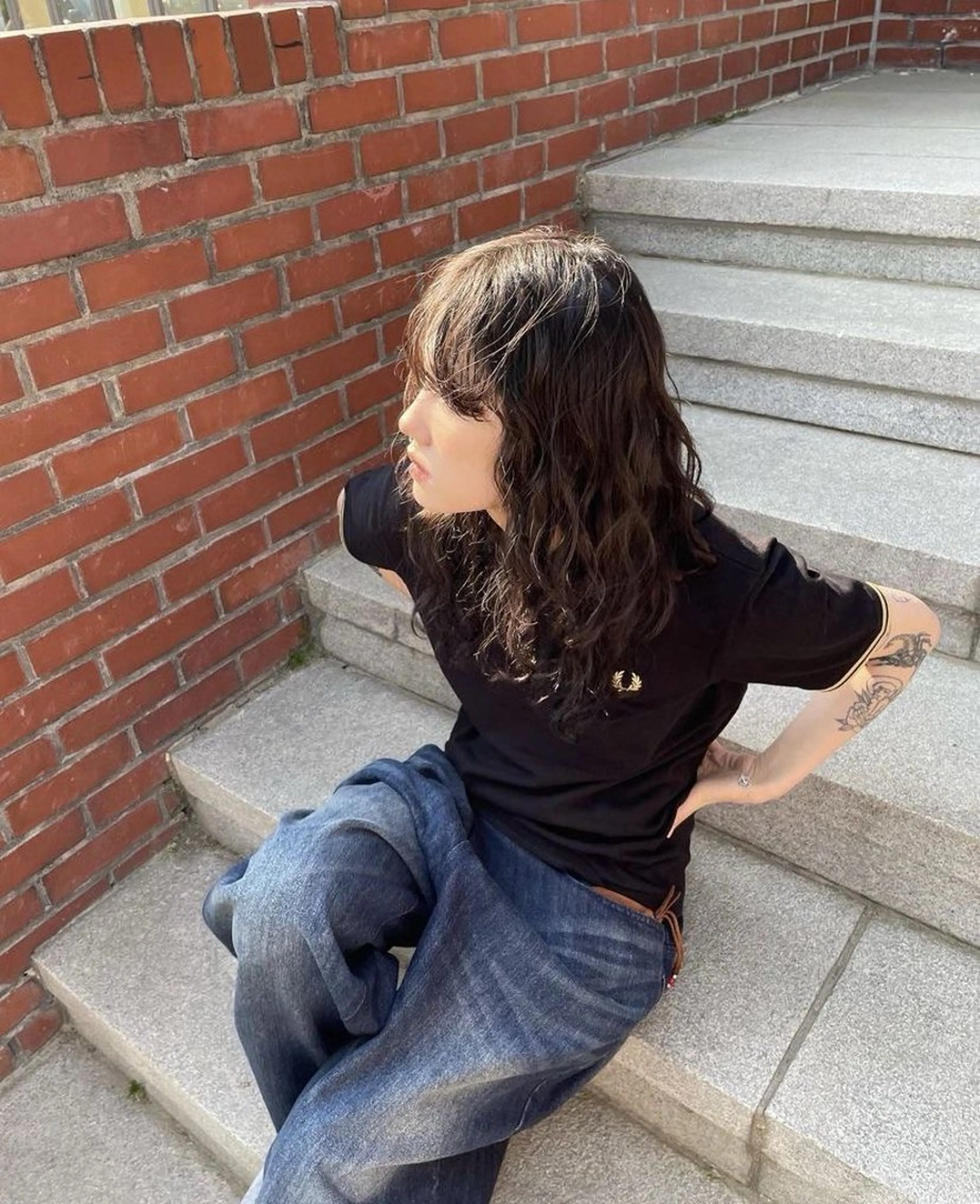 ロング 渡辺 にこはのヘアスタイル