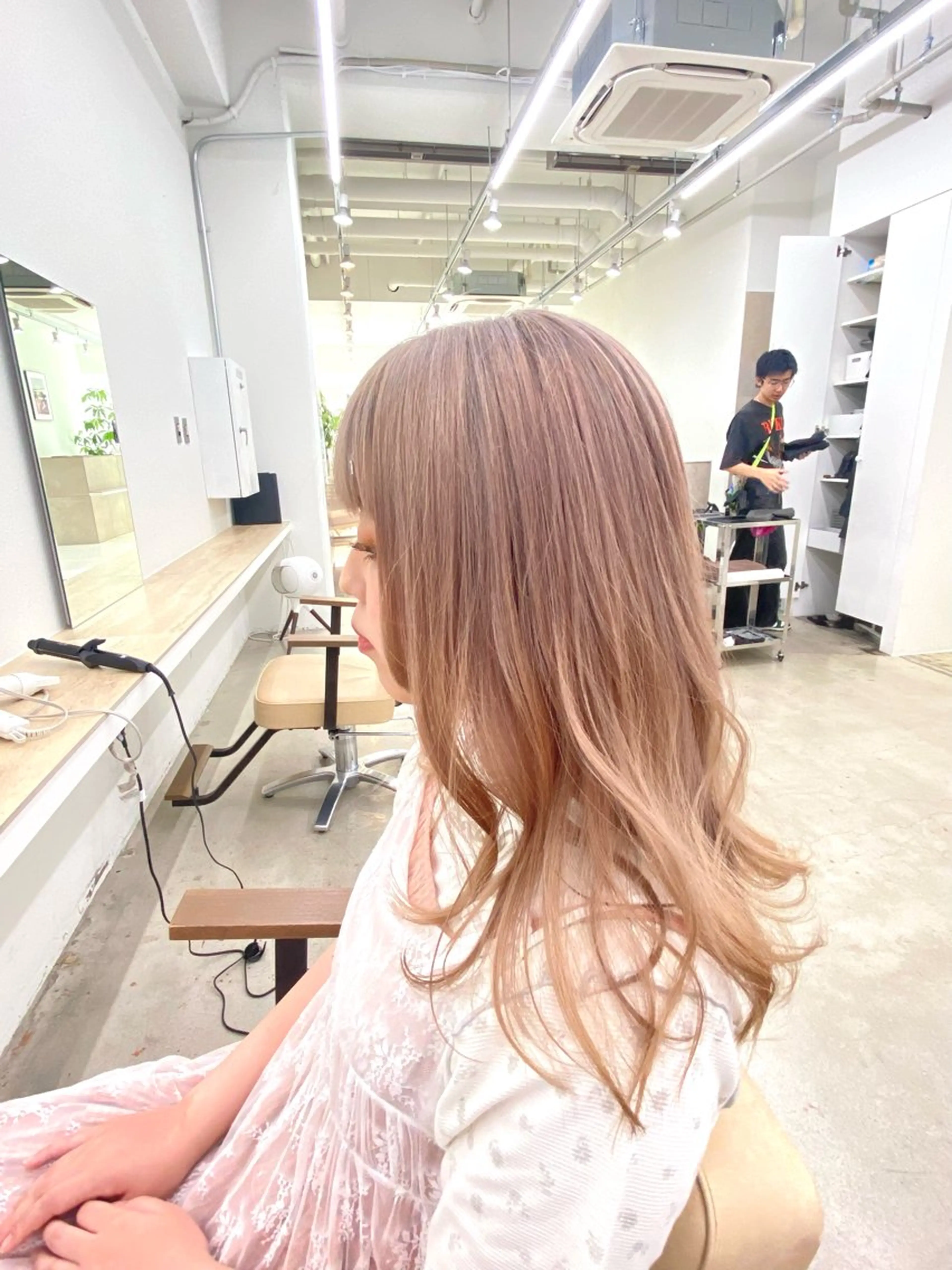 セミロング カラー ヘアカラー トリートメント BOB🌟ハイトーン /ブリーチ/TAKUのヘアスタイル