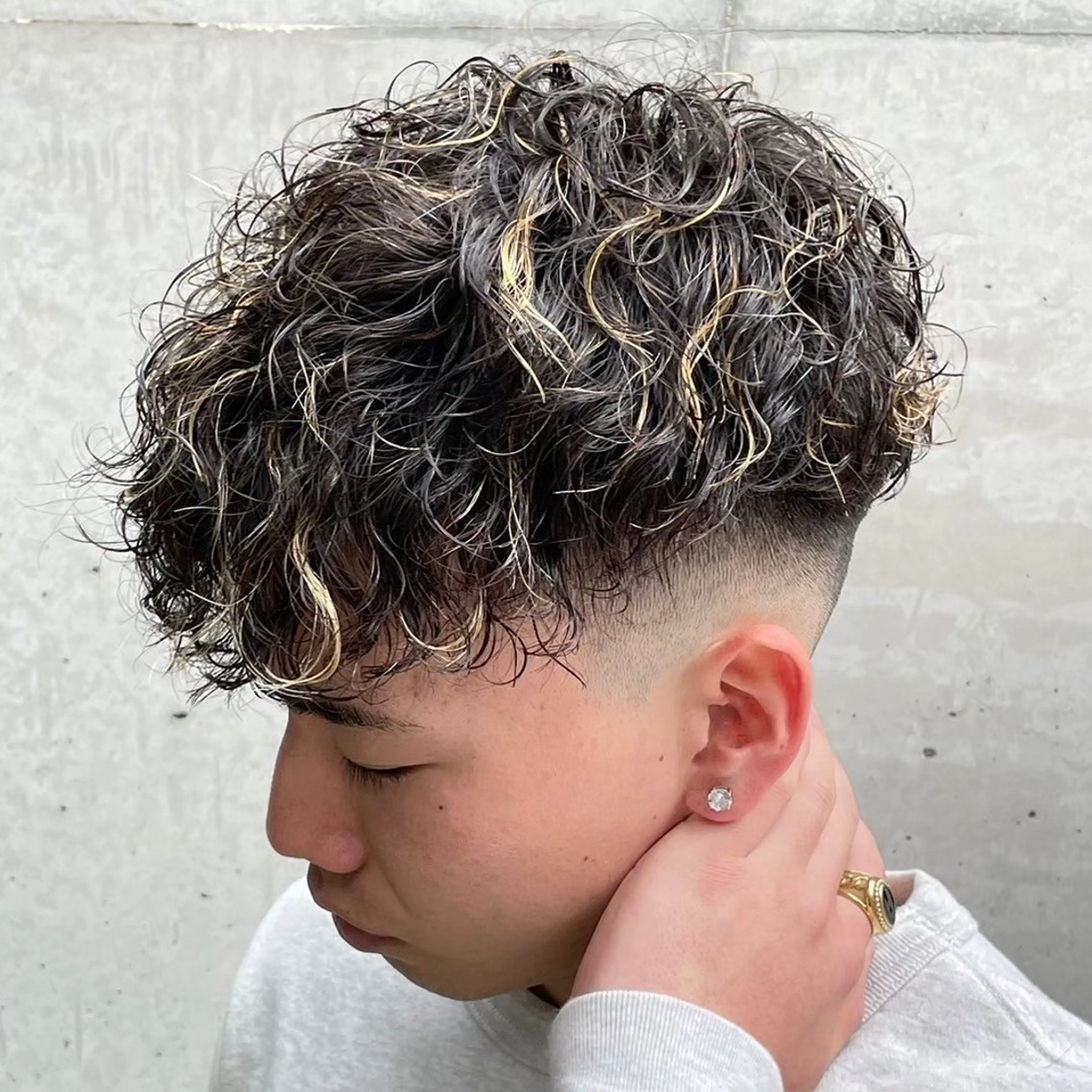 【練習モデル】メンズカット+パーマ+トリートメントの写真