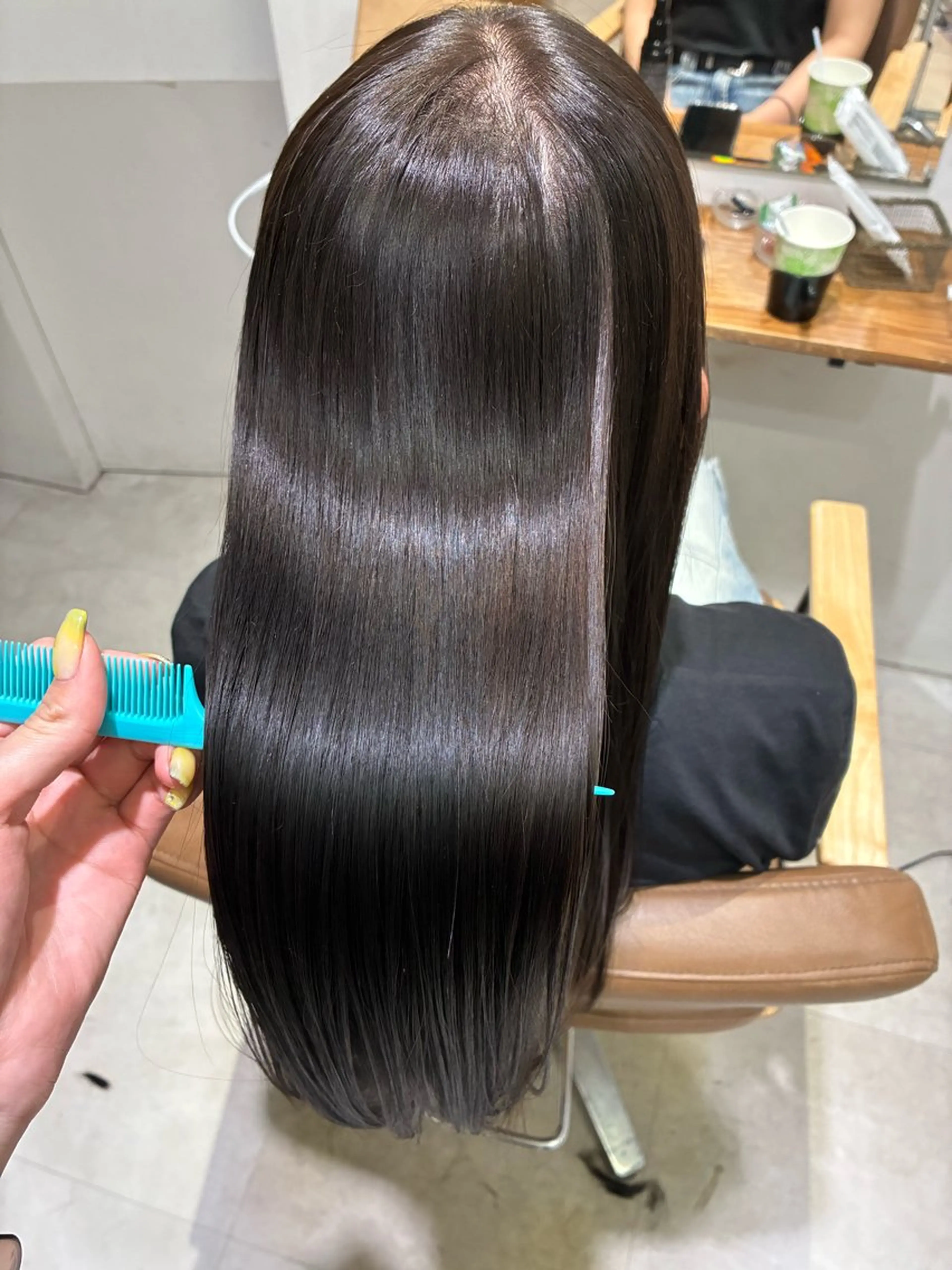 【ダメージケア✨】艶カラー＋4STEPトリートメントの写真