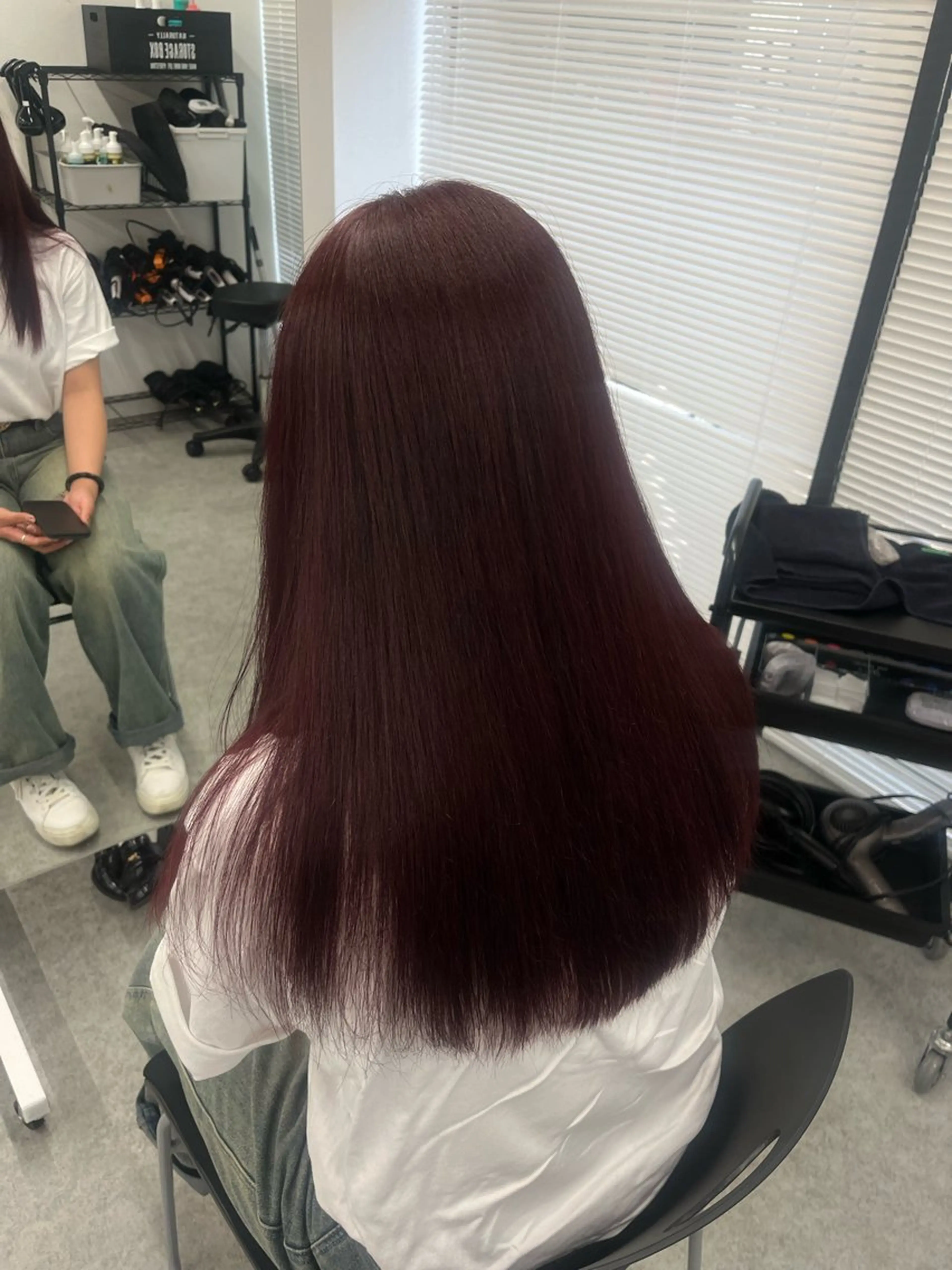 カラー ユイ☆レイヤーカット ヘアセット/ブリーチのヘアスタイル