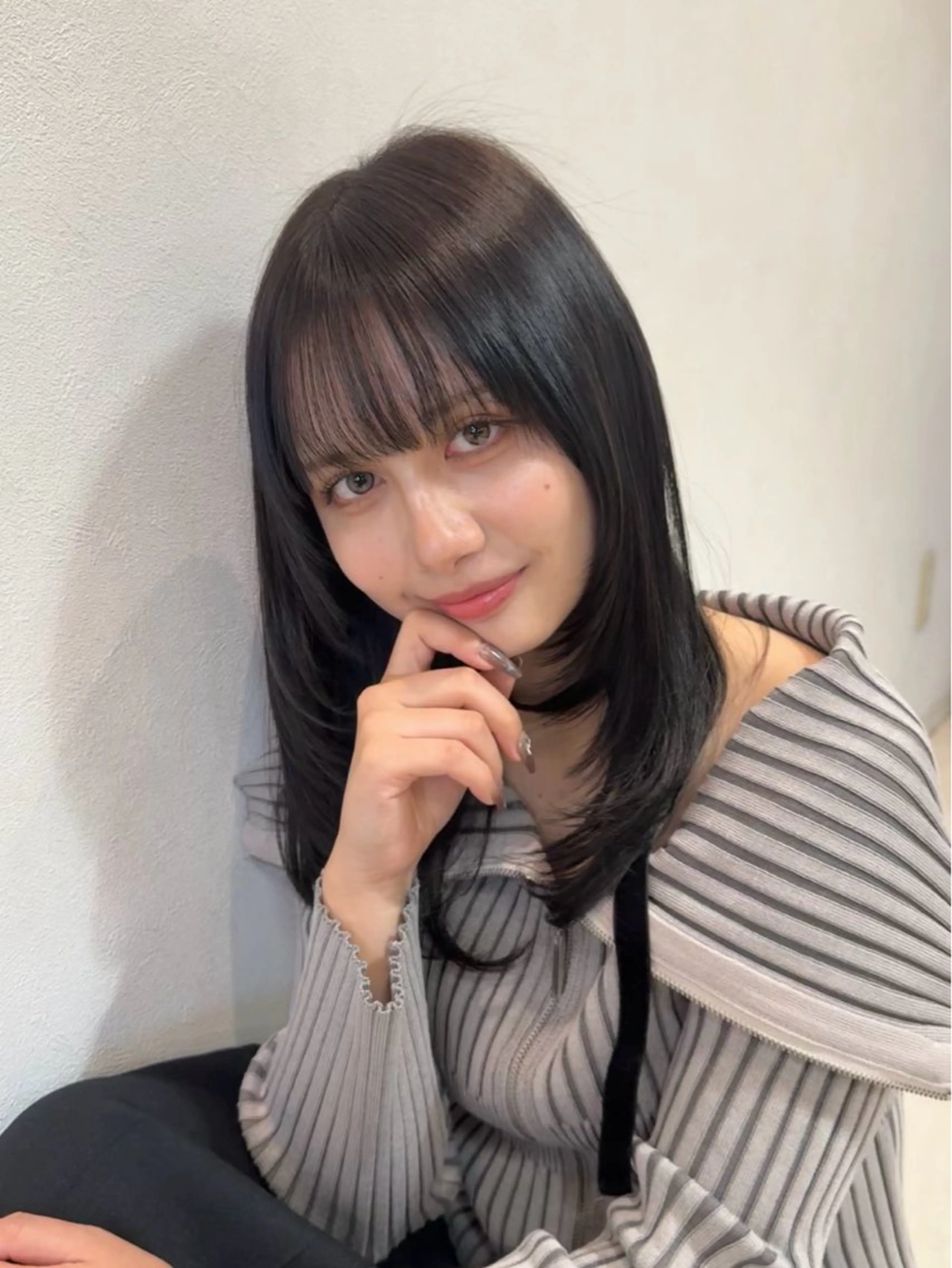 セミロング ヘアアレンジ amoretto 天文館店所属・amoretto kiraのヘアスタイル