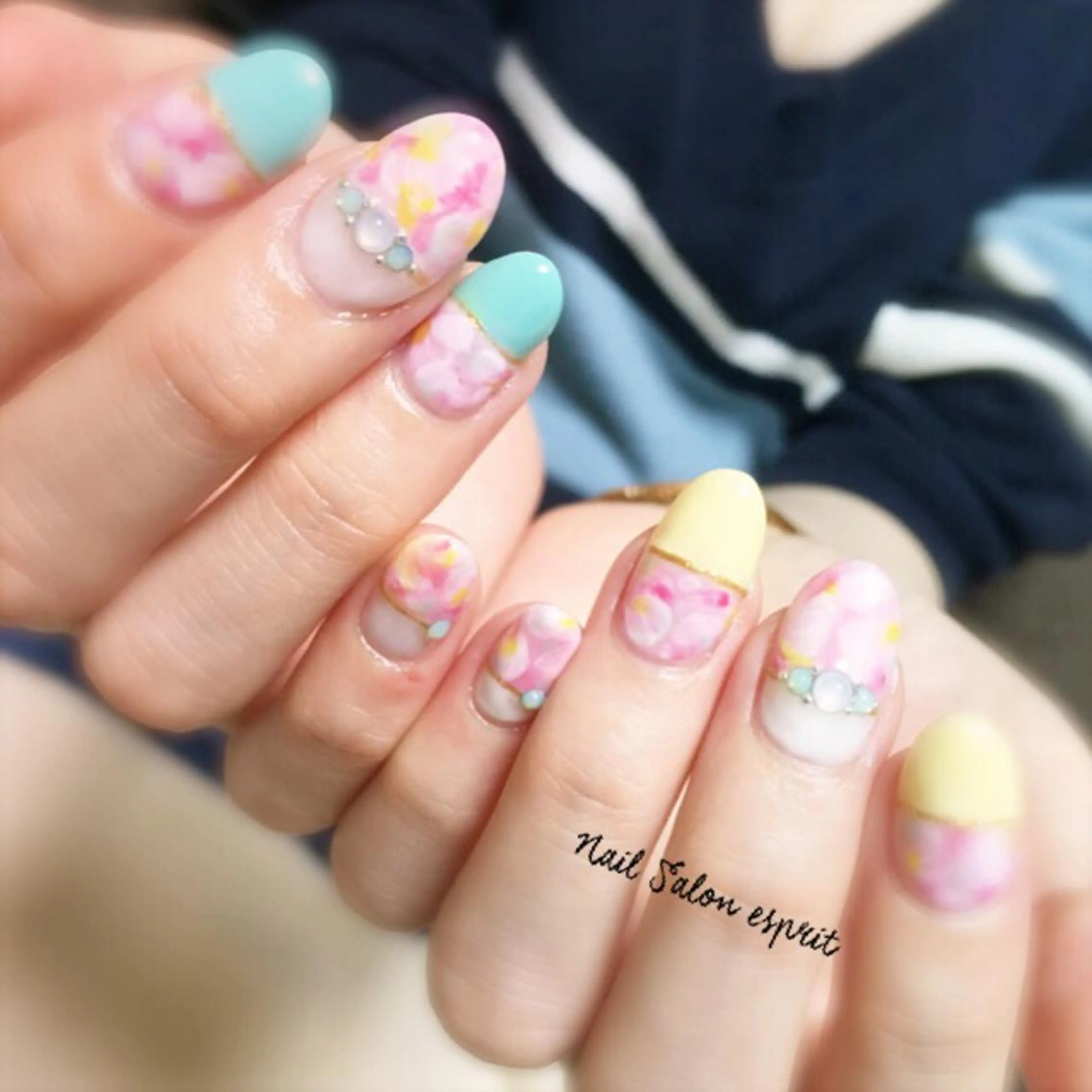 ネイル パステルネイル Nail Salon espritのネイルデザイン
