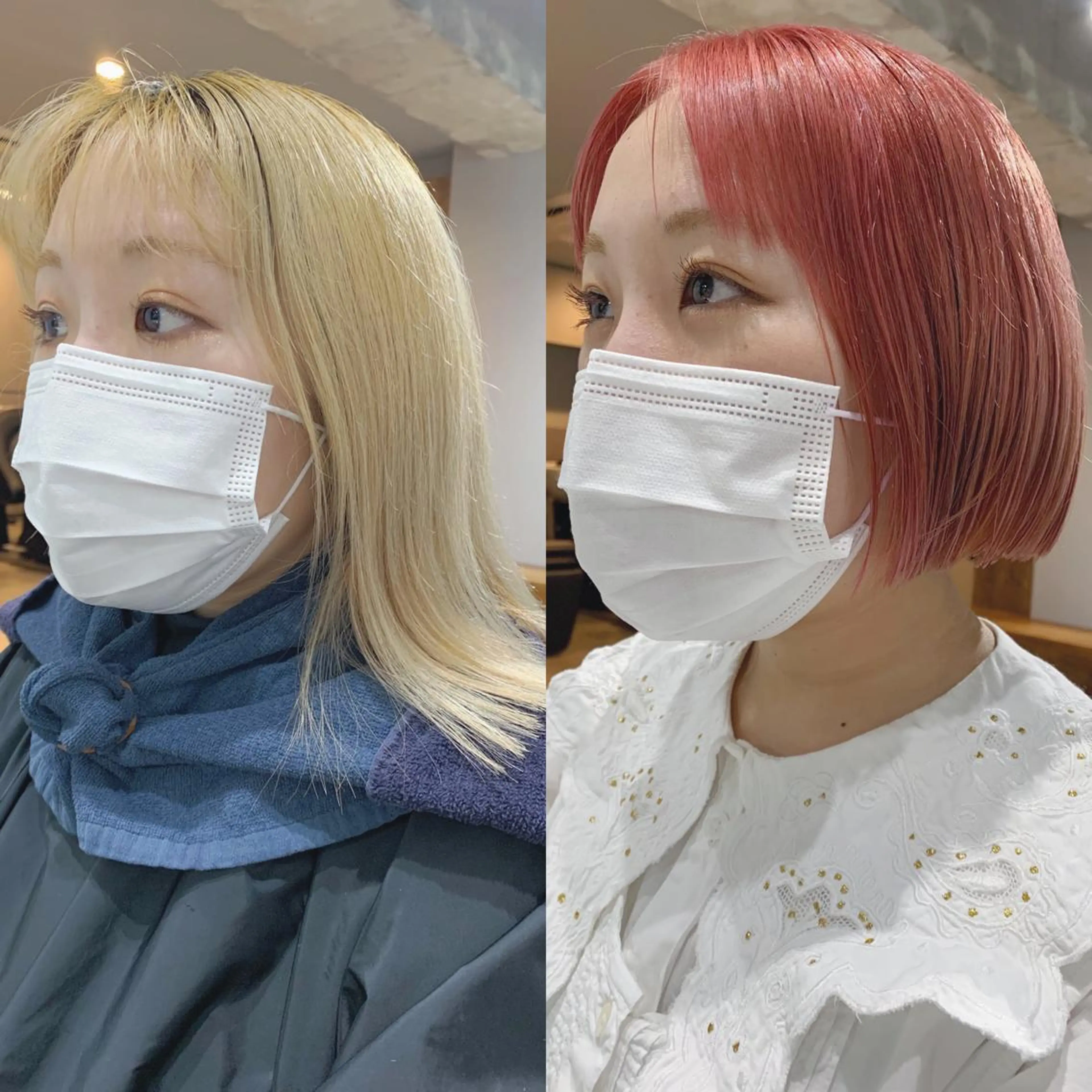 カラー ボブパーマコテ巻き風 パーマNo1深江秀平のヘアスタイル