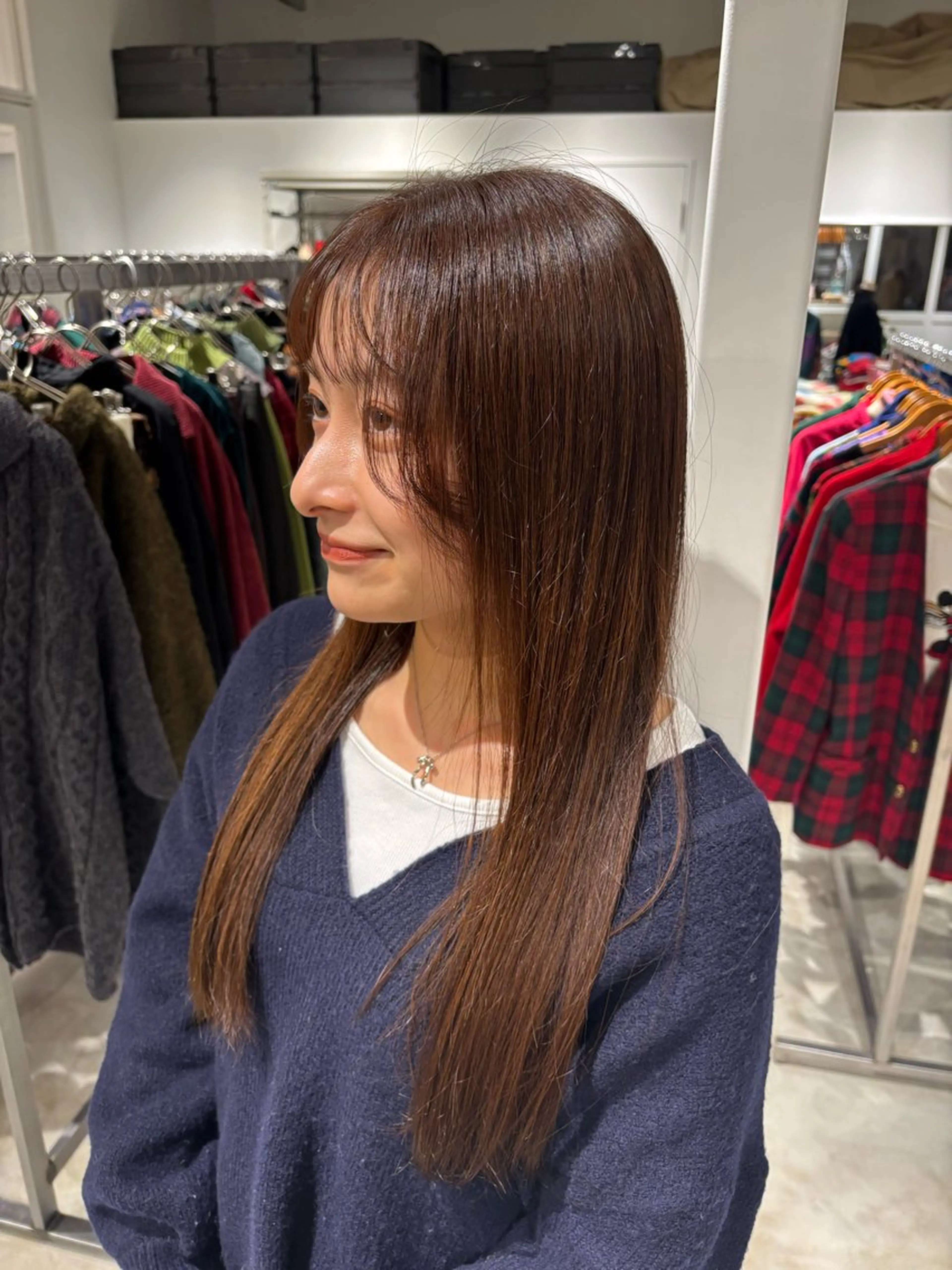 カラー ベージュカラー 大野 佑藍のヘアスタイル