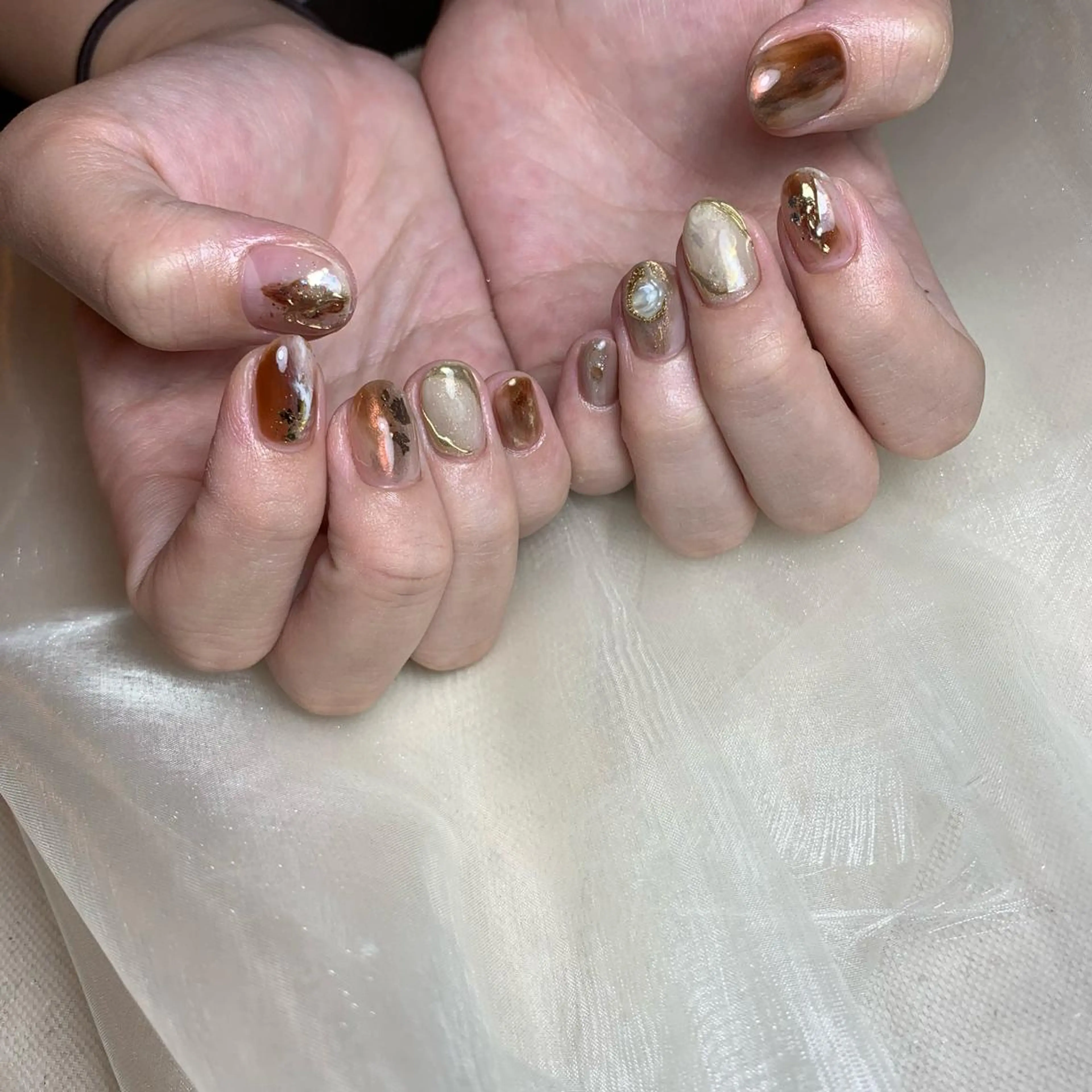 ネイル ハンドネイル 里見 麗のネイルデザイン