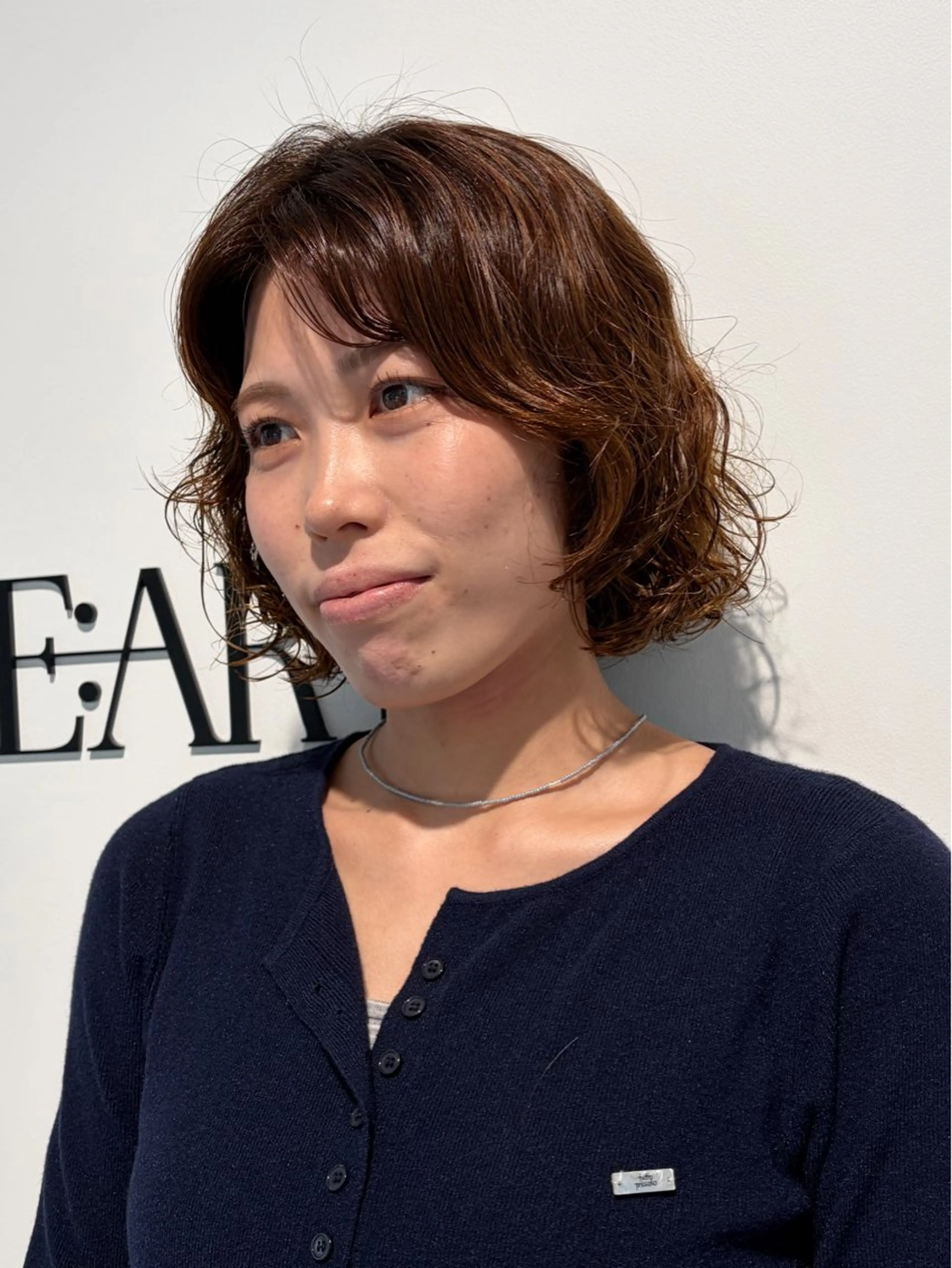 ショート パーマ カット パーマ サエ/ レイヤー/パーマのヘアスタイル