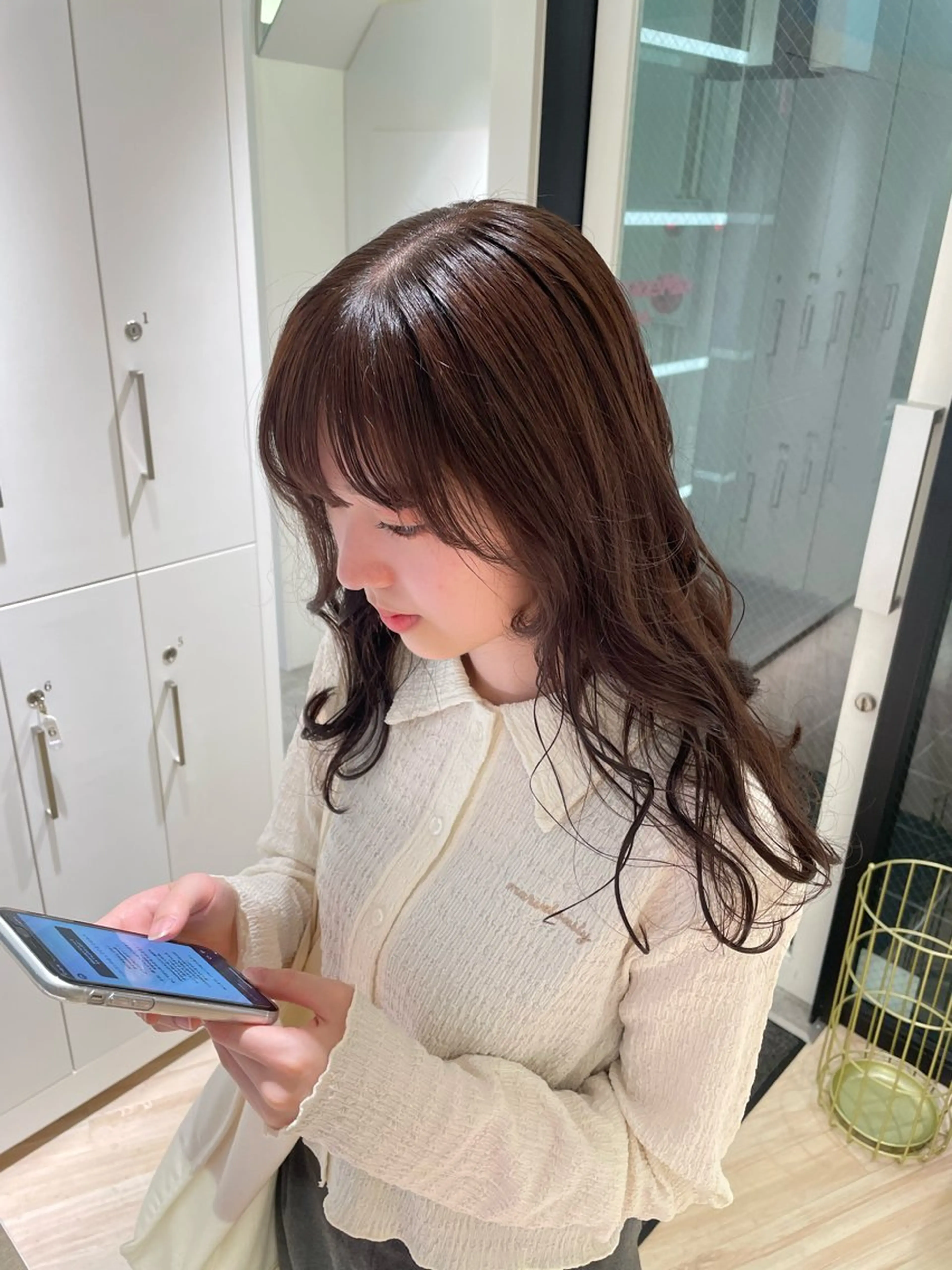 セミロング カラー Parve Mix /頓宮 稚愛🤍のヘアスタイル