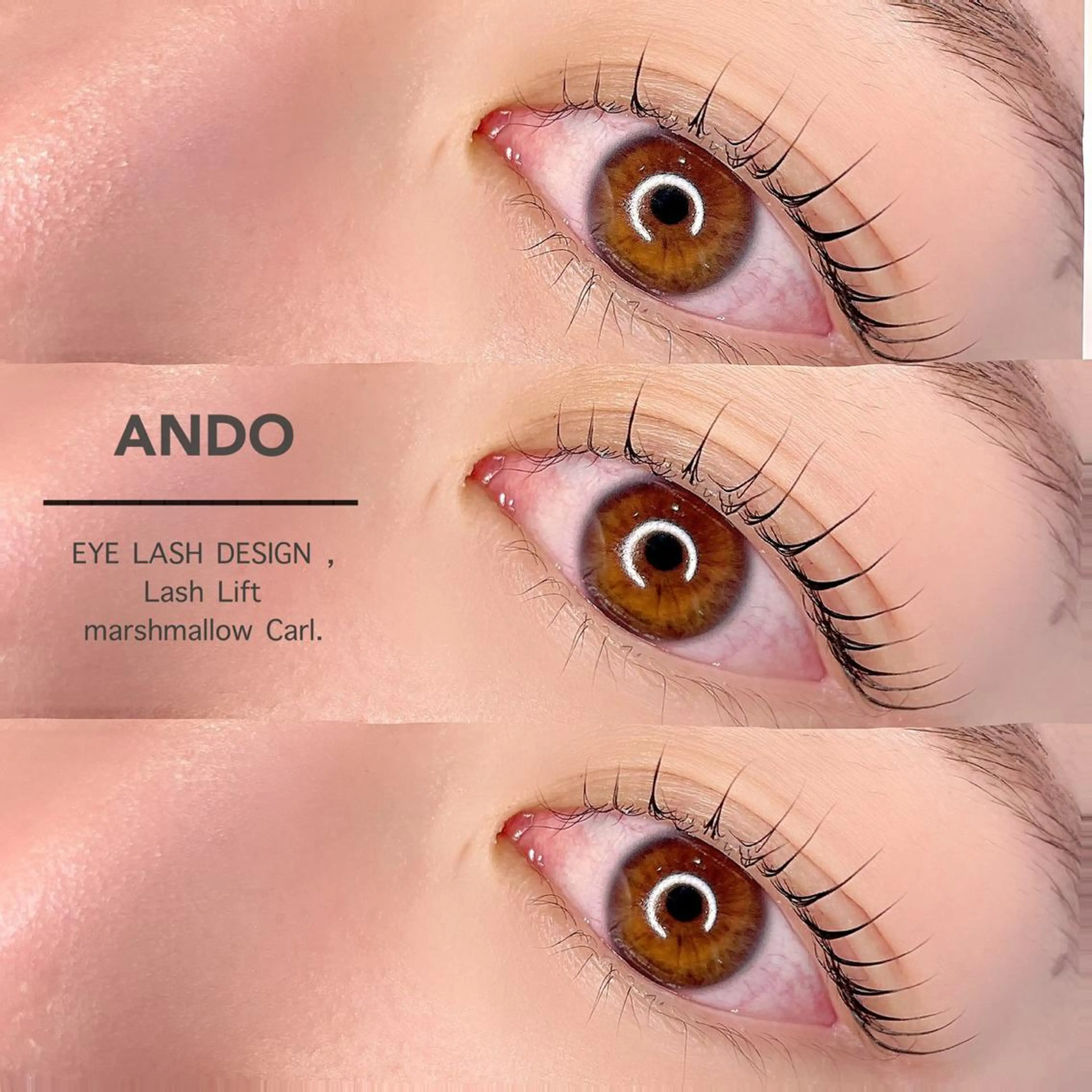 マツエク・マツパ マツパ ANDO HIKARIのマツエク・マツパデザイン