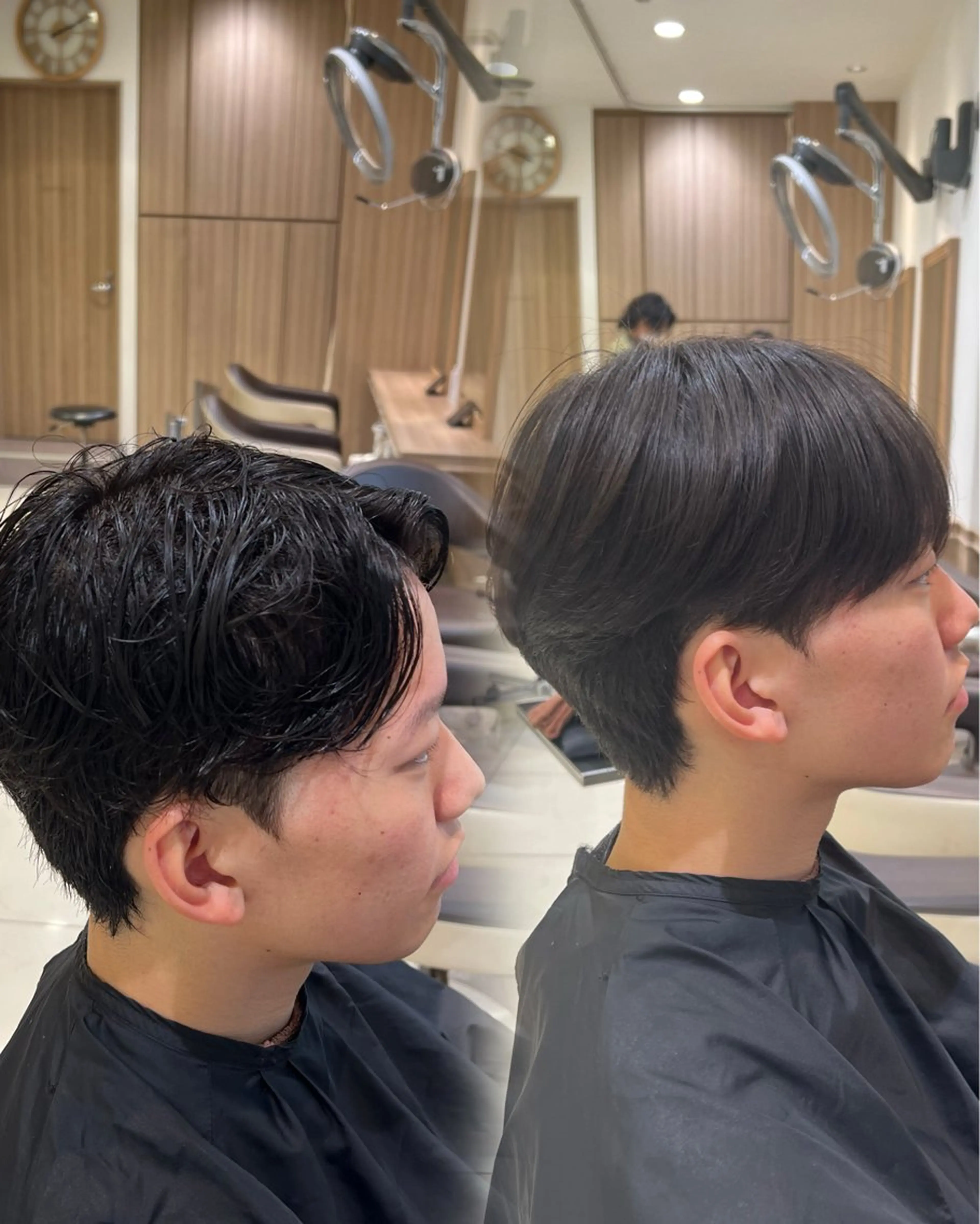 メンズ カット 縮毛矯正 SENA 再現性 パーマと縮毛矯正のヘアスタイル