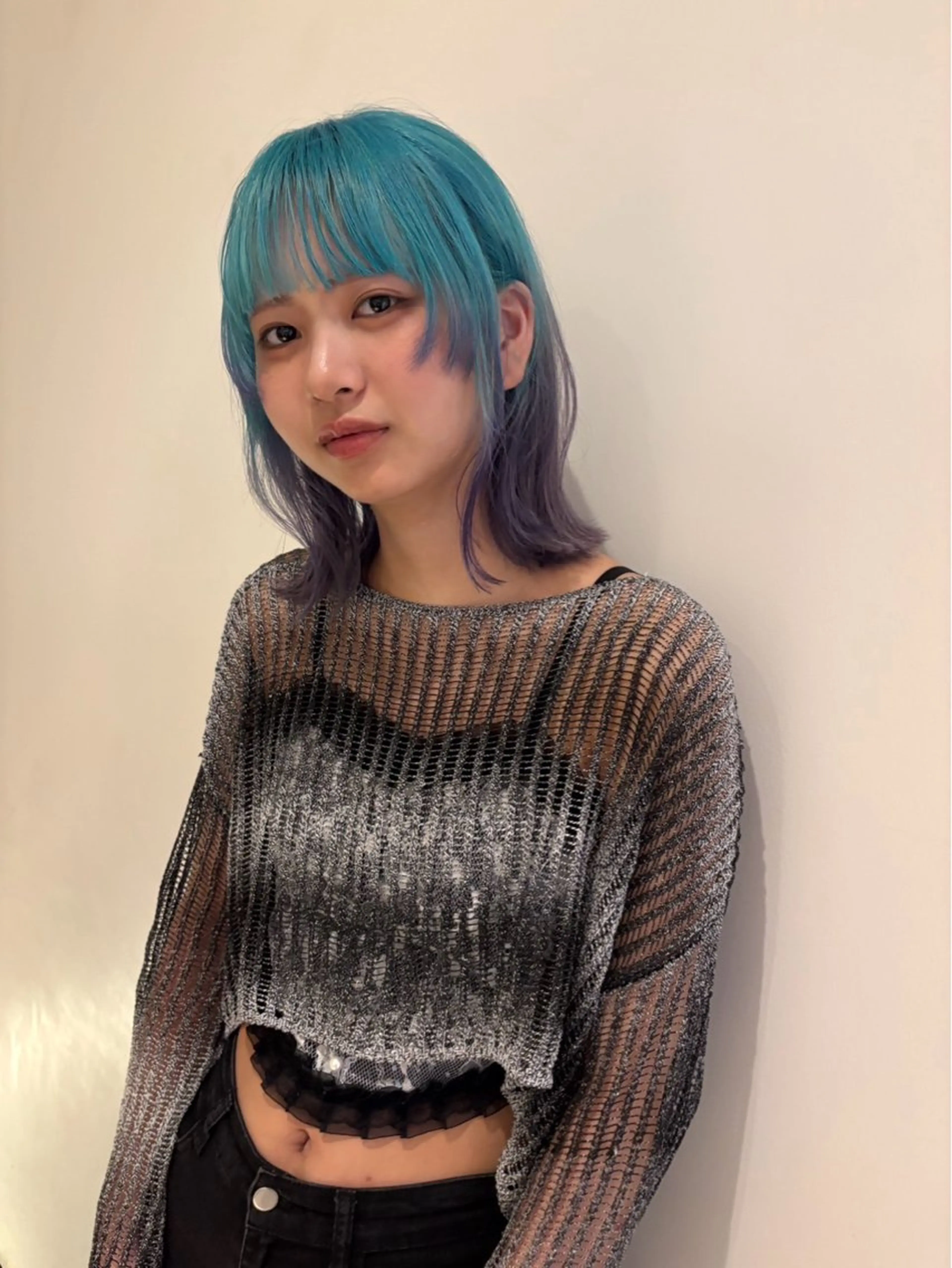 新学期にキラキラ可愛く‎𖤐 ̖́-‬ブリーチカラー☆☆☆の写真