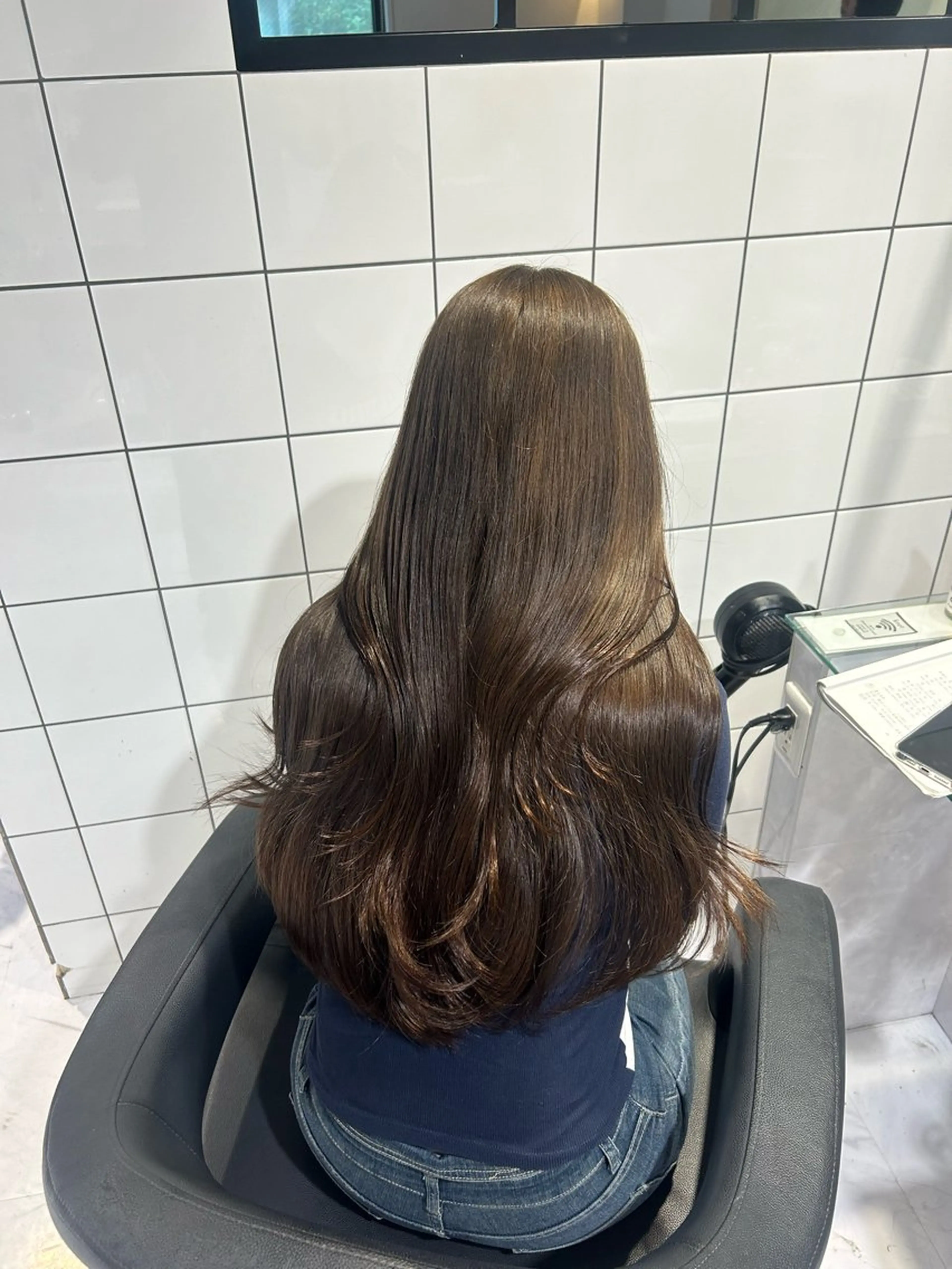 ロング カラー ヘアカラー トリートメント 表参道/透明感カラー /暗髪/ジュキヤのヘアスタイル