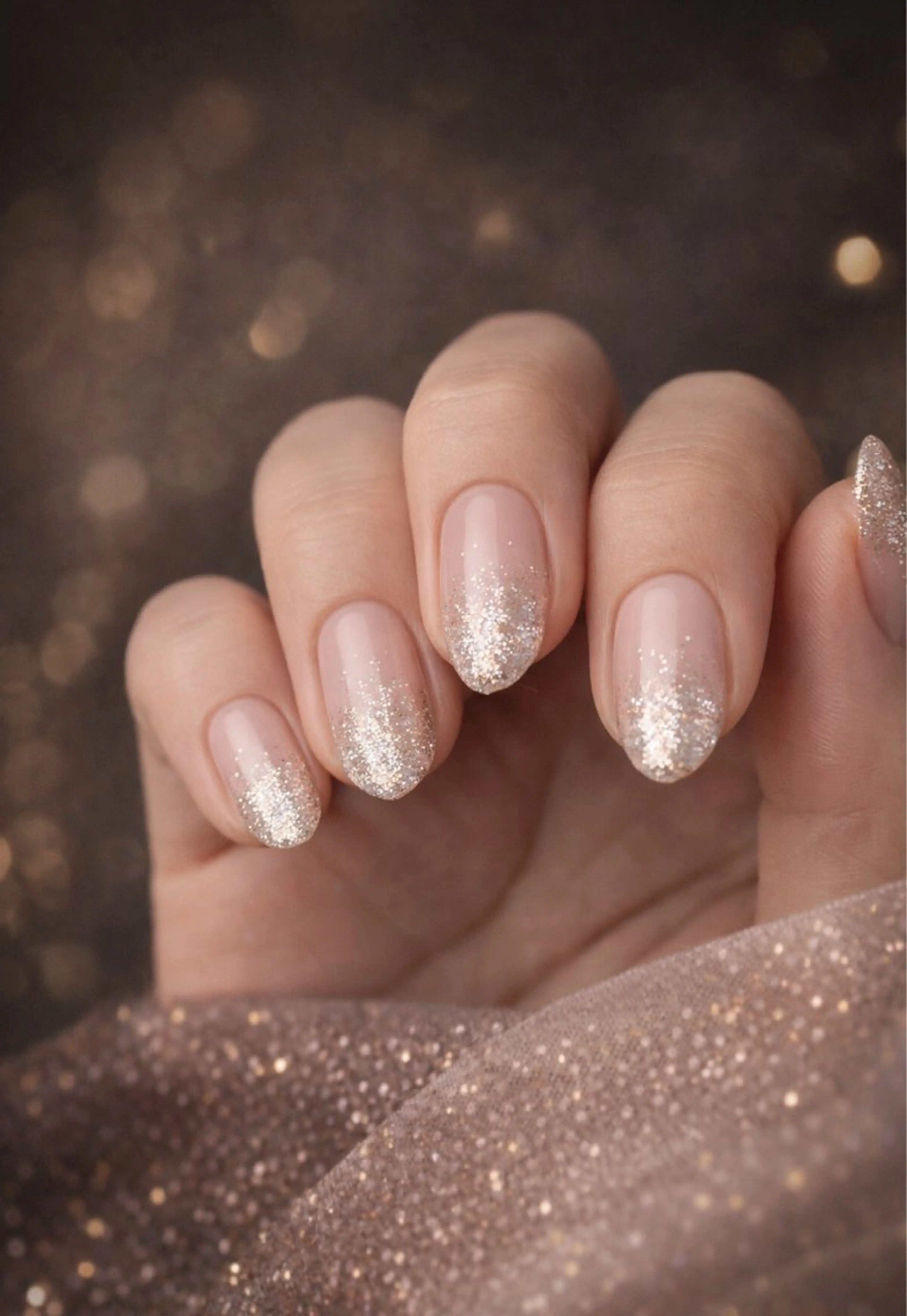 ネイル グラデーション ラメ(グリッター) ラメグラデーション nail salon MIR【ミール】所属・miya yuのネイルデザイン