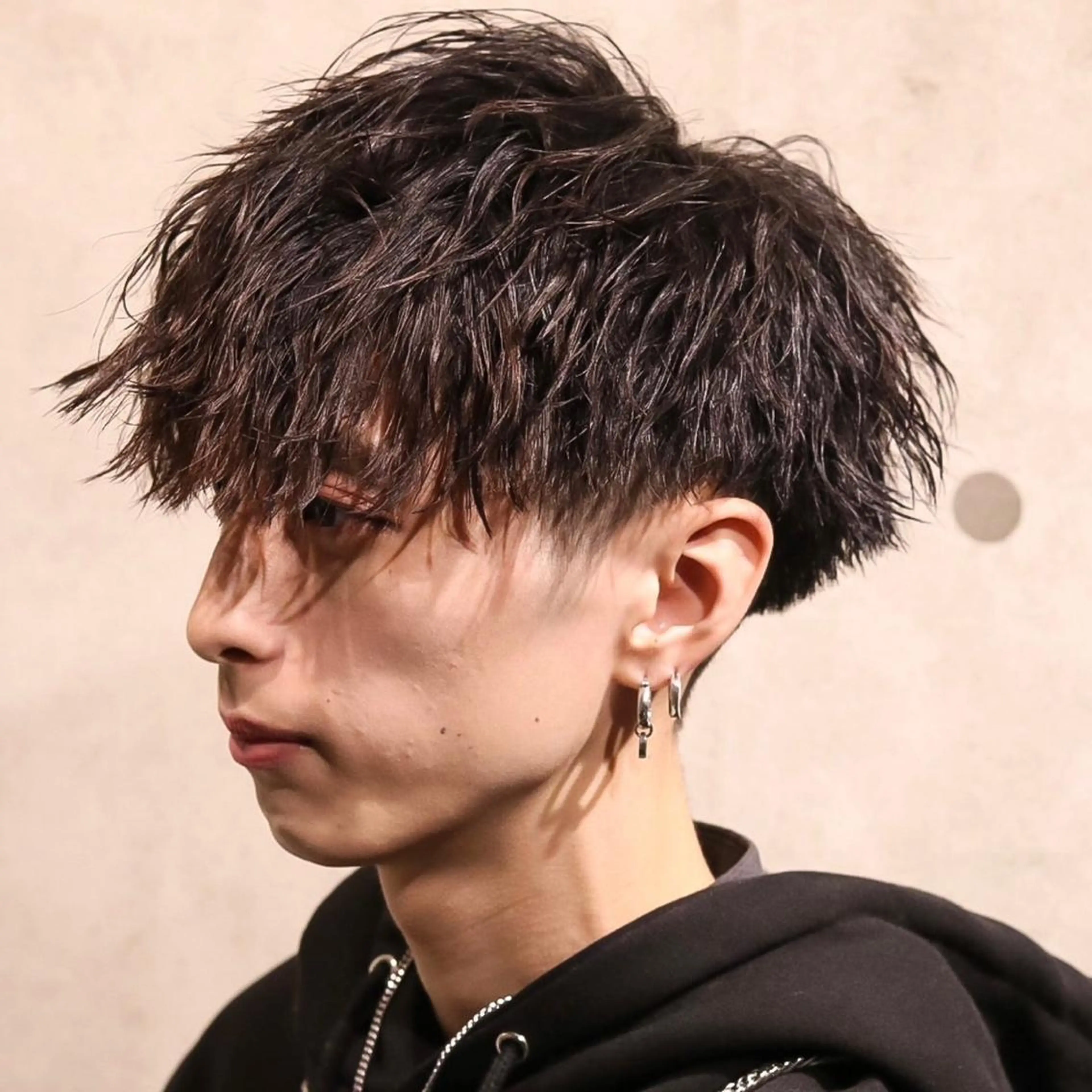 ミディアム 💎メンズカット ／フェザー／細野💎のヘアスタイル