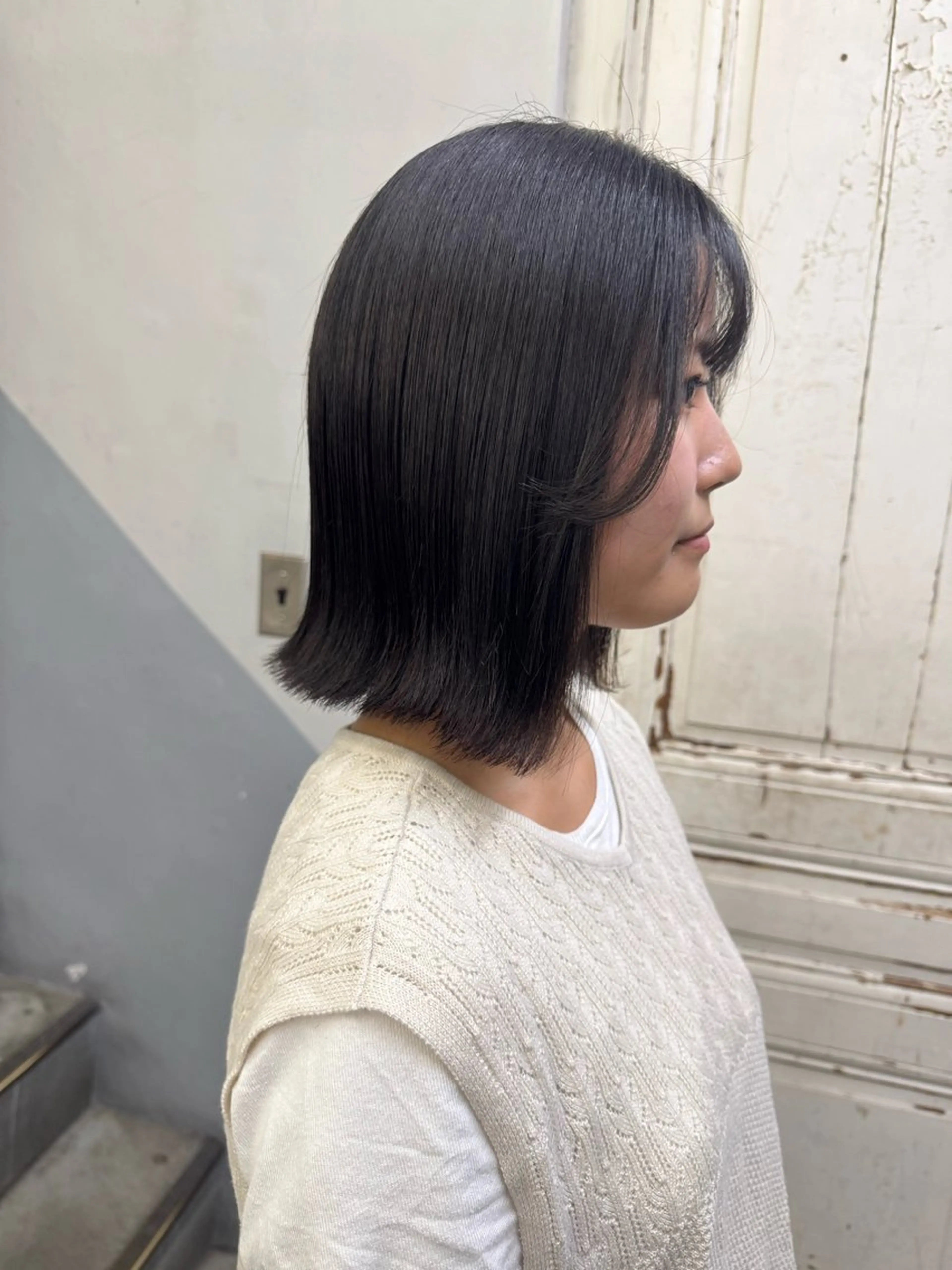 ミディアム 武川 紗弥のヘアスタイル