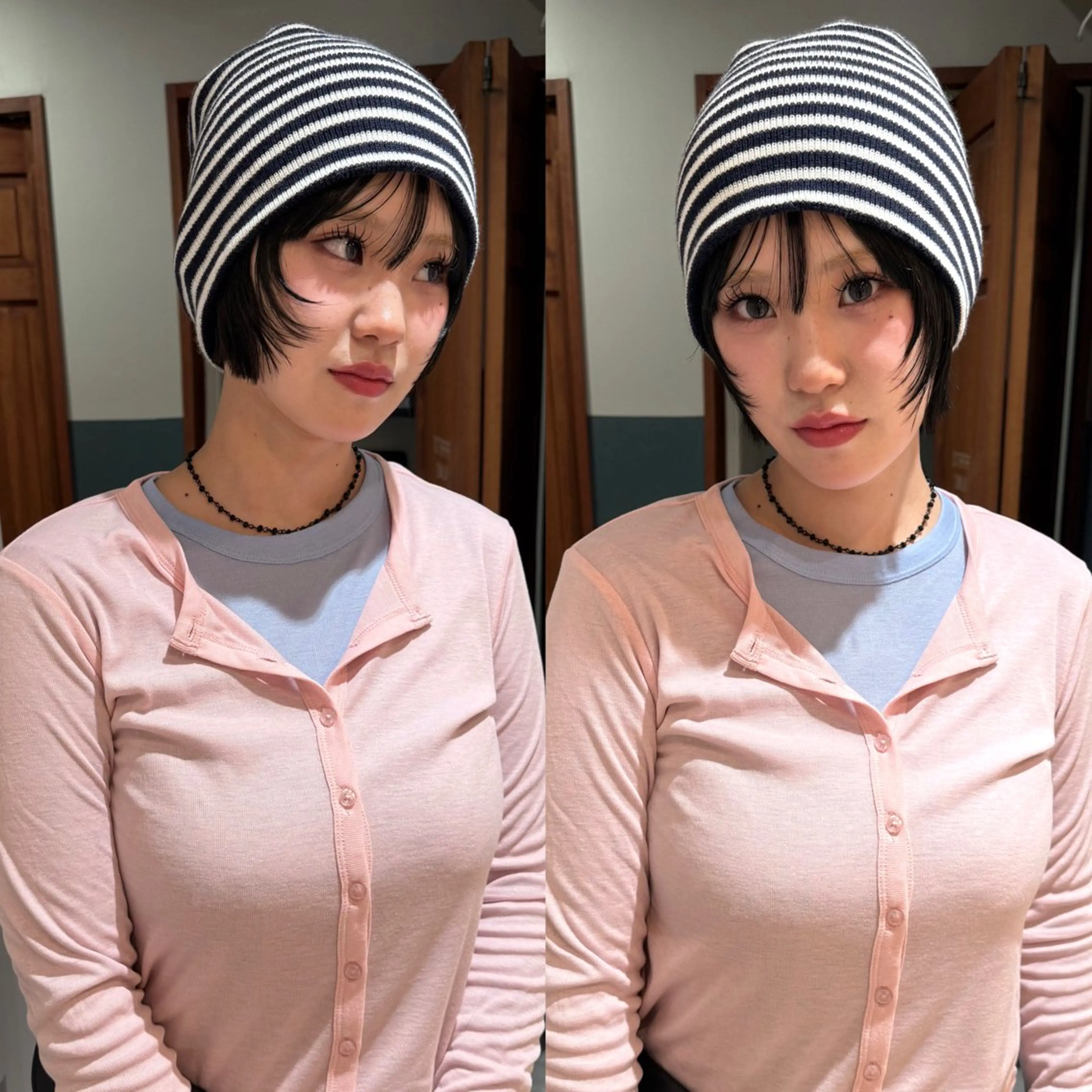 ショート カラー 似合わせカット カット ヘアカラー トリートメント mai / linoah˚✧のヘアスタイル