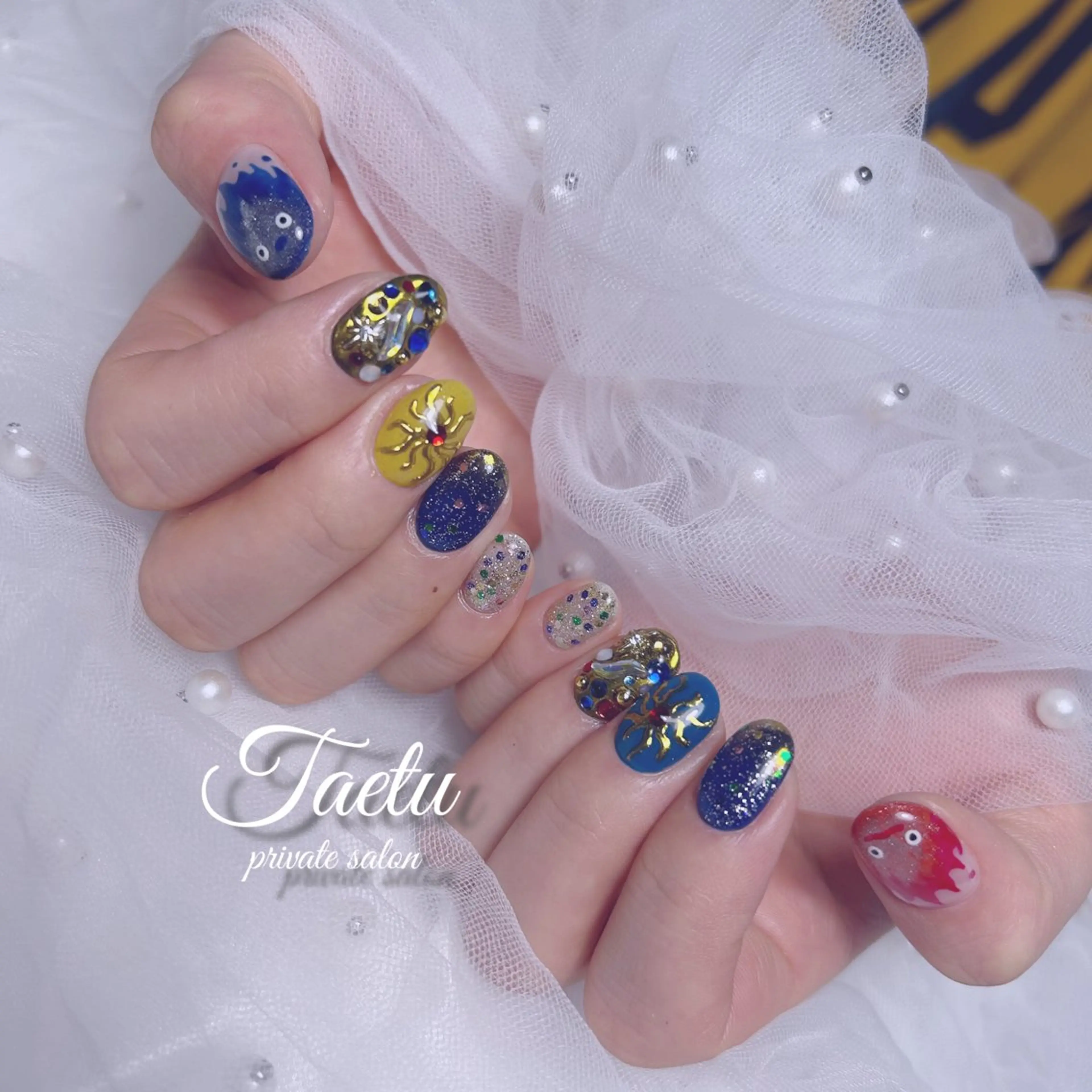 ネイル 𝐓𝐀𝐄𝐓𝐔 💜Ayumiのネイルデザイン