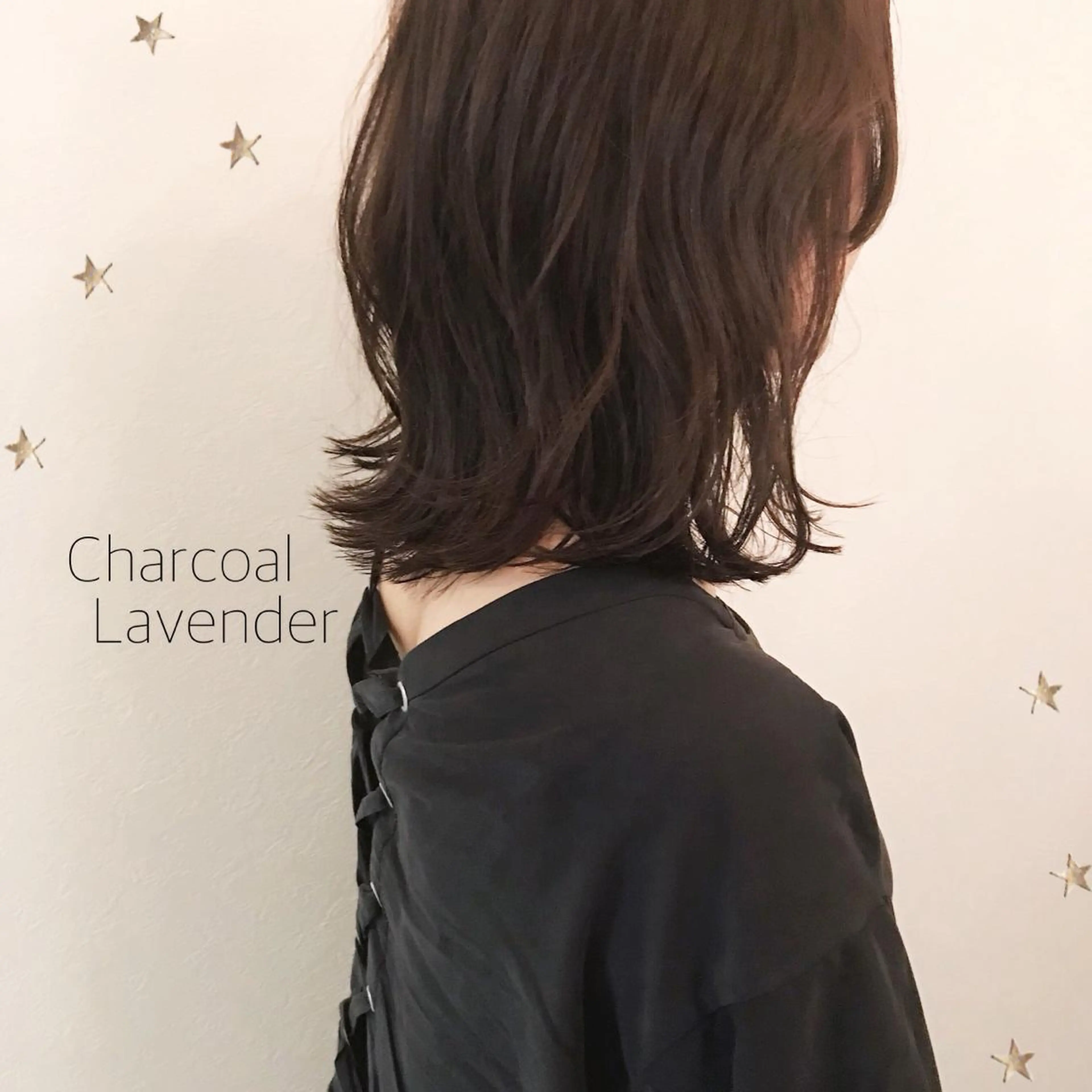 ミディアム カラー 市川 千夏のヘアスタイル