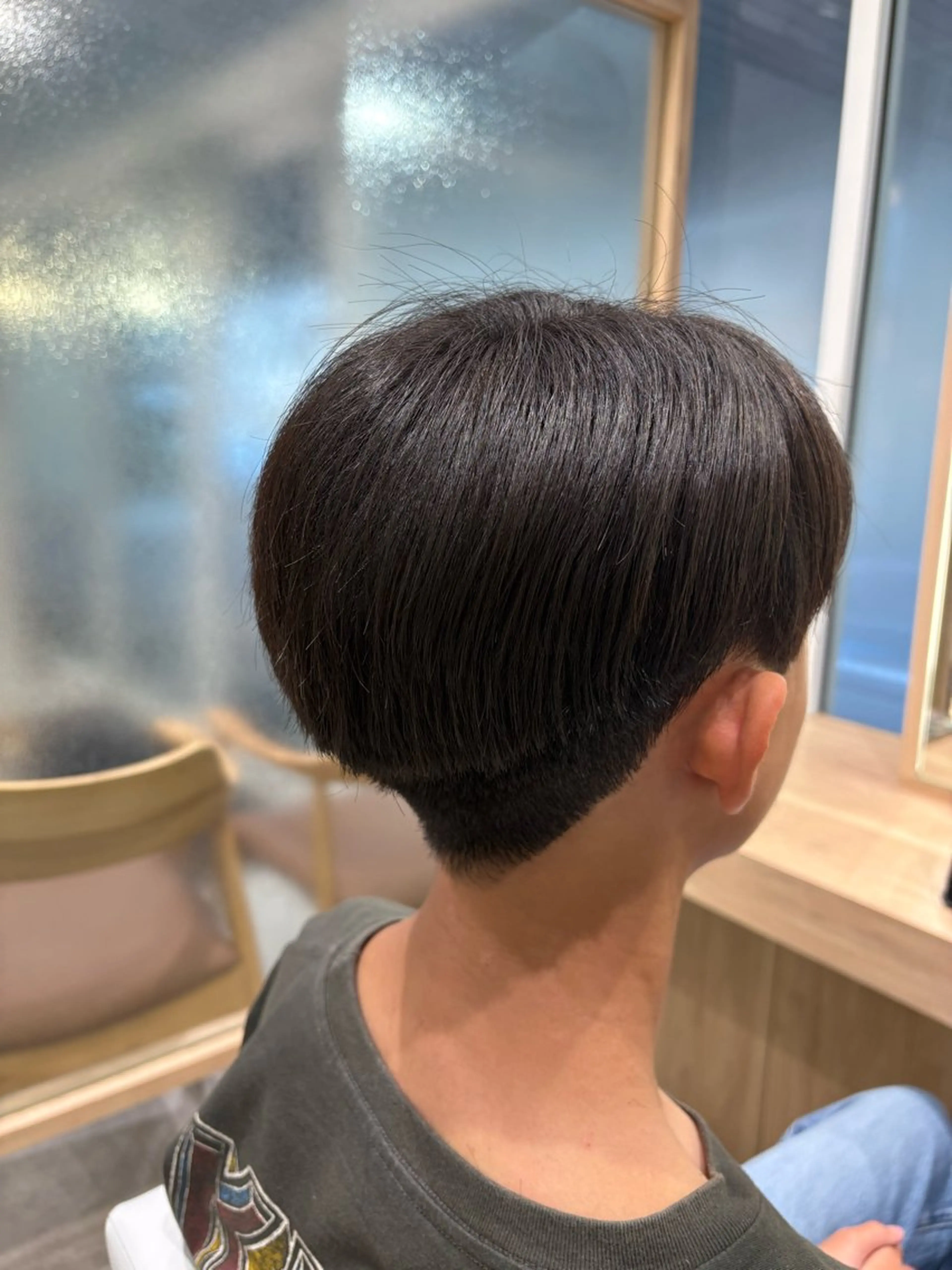パーマ メンズ カット 縮毛矯正 縮毛矯正& 透明感カラー✨レオのヘアスタイル