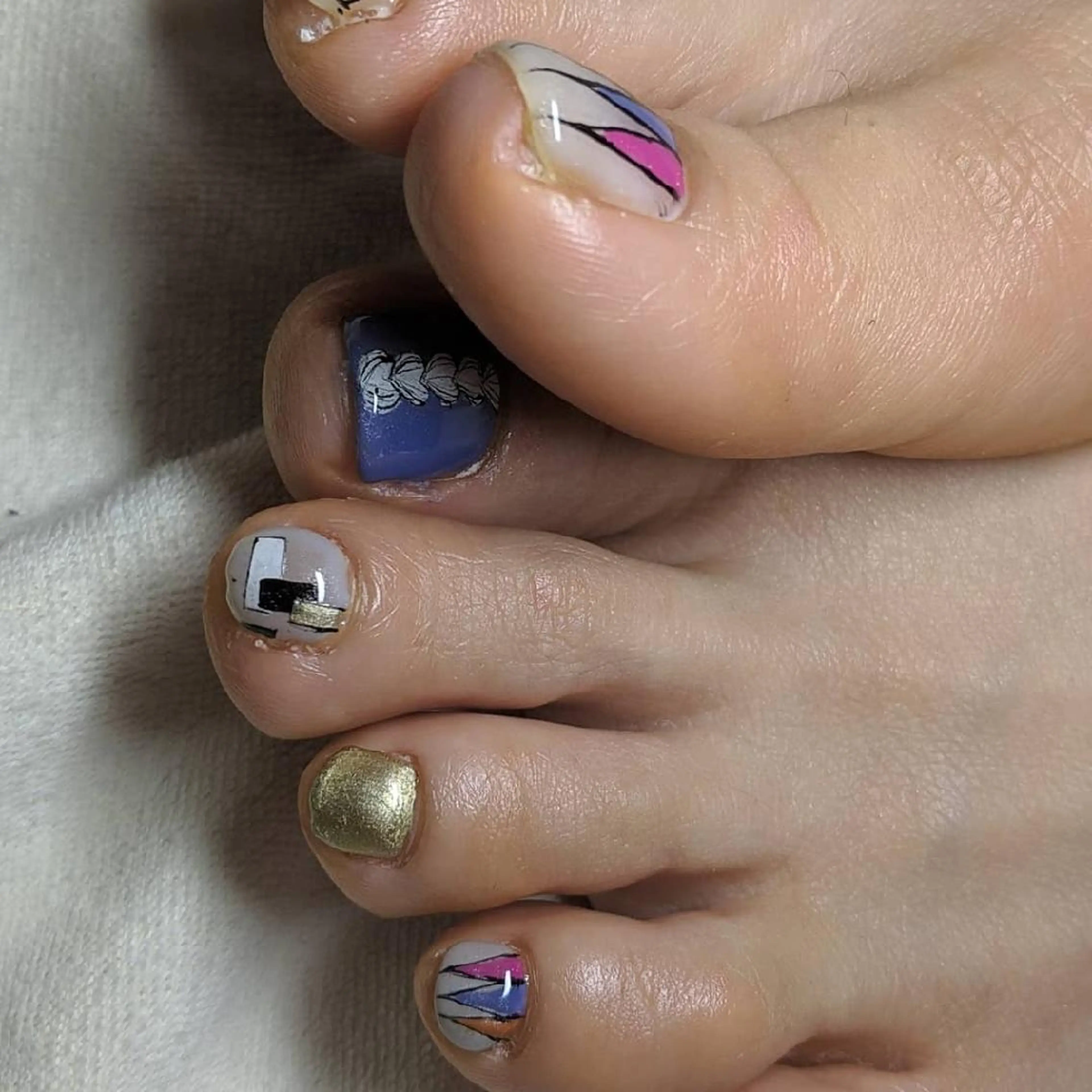 ネイル アートネイル フットネイル yuu -joynailのネイルデザイン