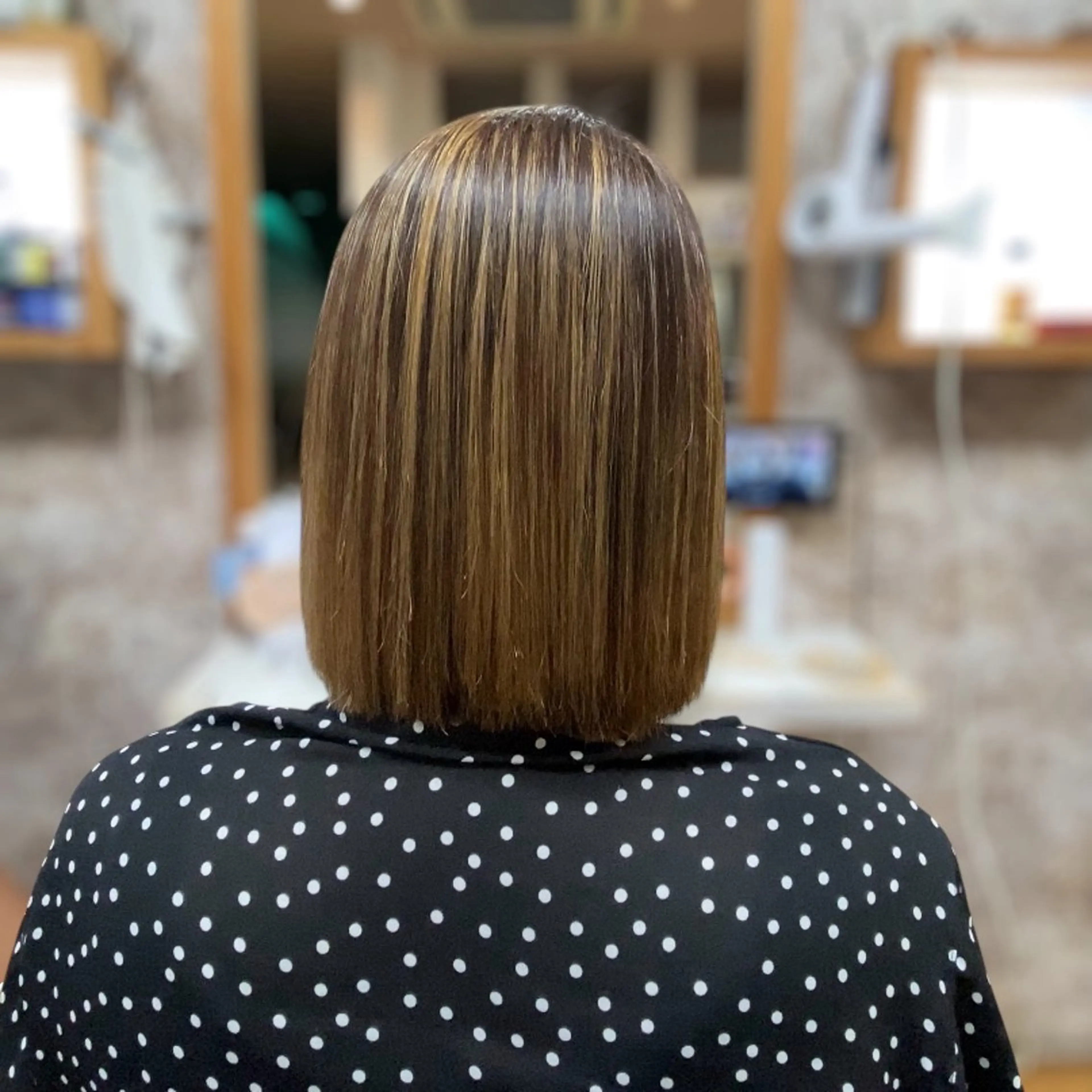 ミディアム YELLOW CORN 金沢文庫所属・【金沢文庫4分】髪質 改善/縮毛矯正アラタのヘアスタイル