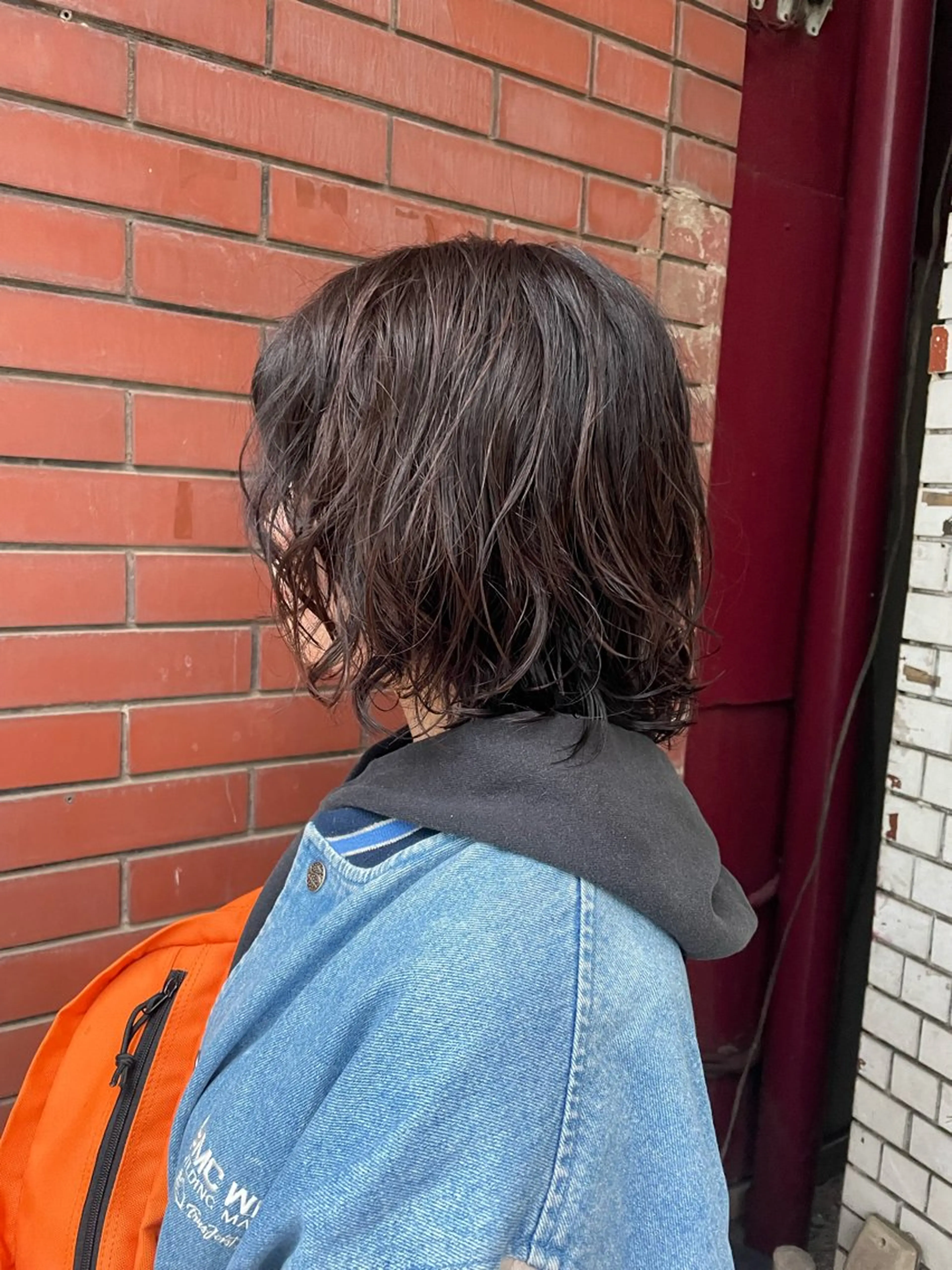 ミディアム パーマ ボブレイヤー ミディアムパーマ ボブ レイヤーカット カット パーマ 【柏メンズパーマ職人 】店長　KAZUMAのヘアスタイル