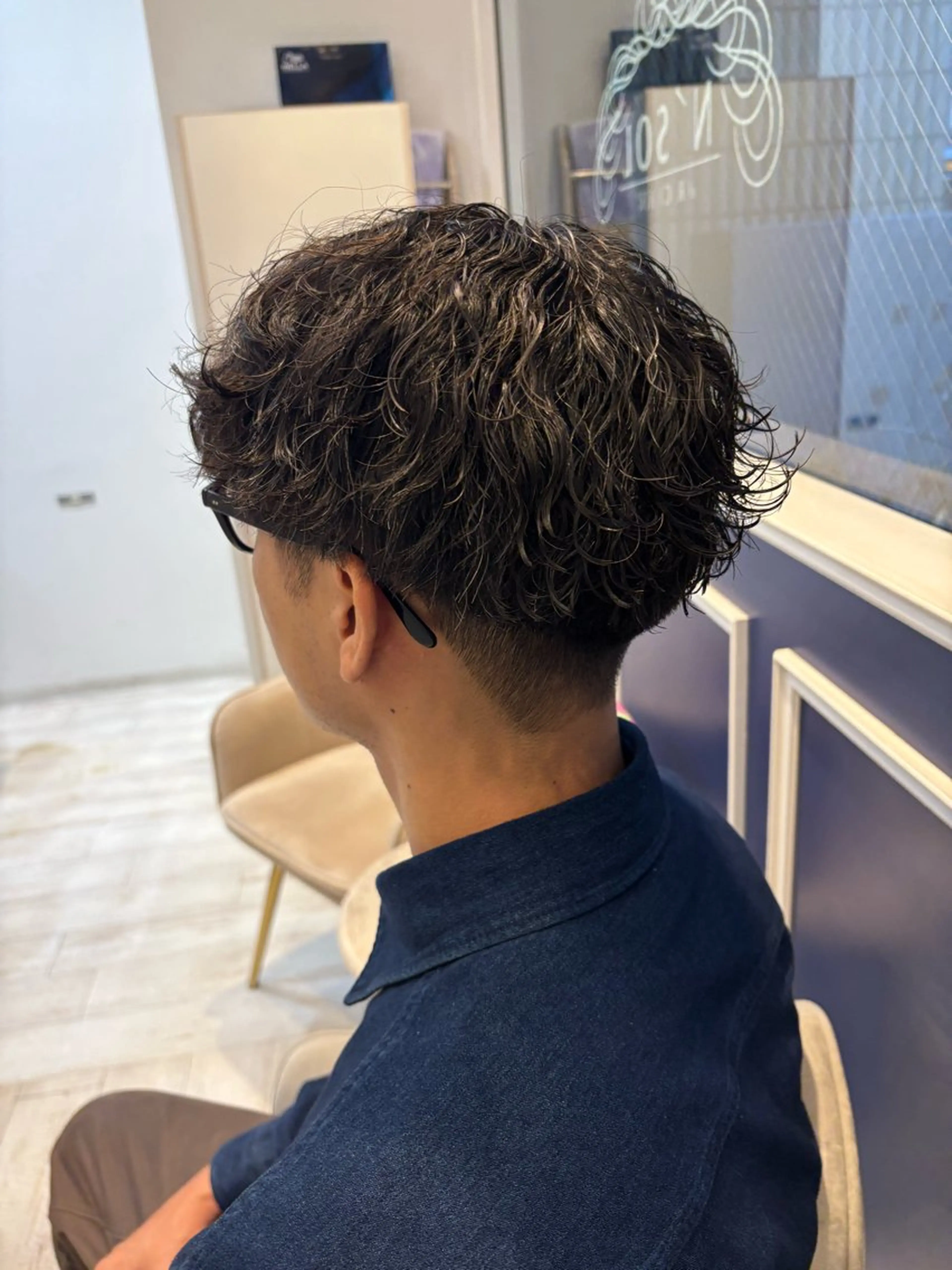 パーマ メンズ メンズパーマ 波巻きパーマ スパイラルパーマ カット パーマ 大槻 ハルカのヘアスタイル