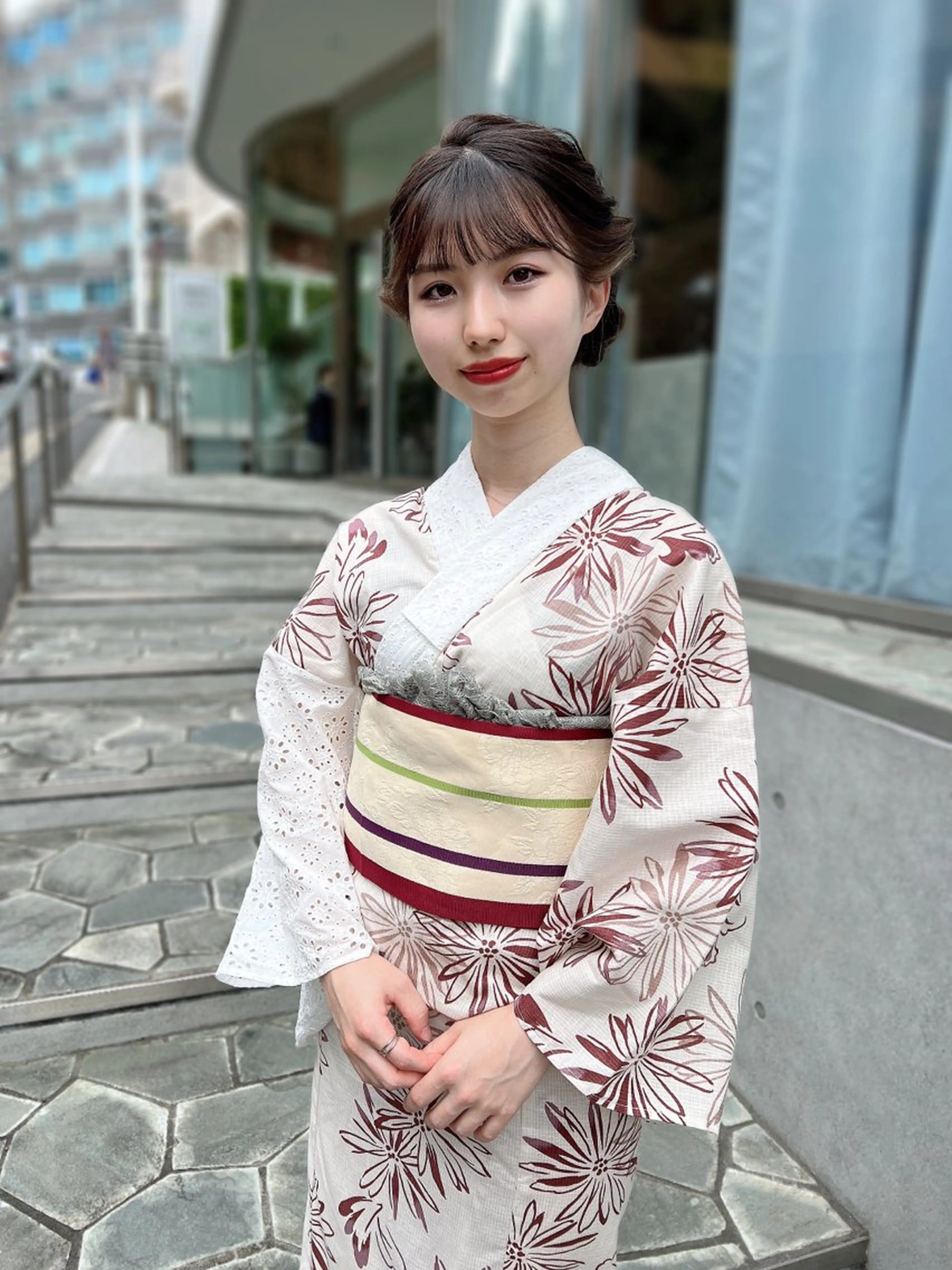 👘　浴衣　着付けの写真