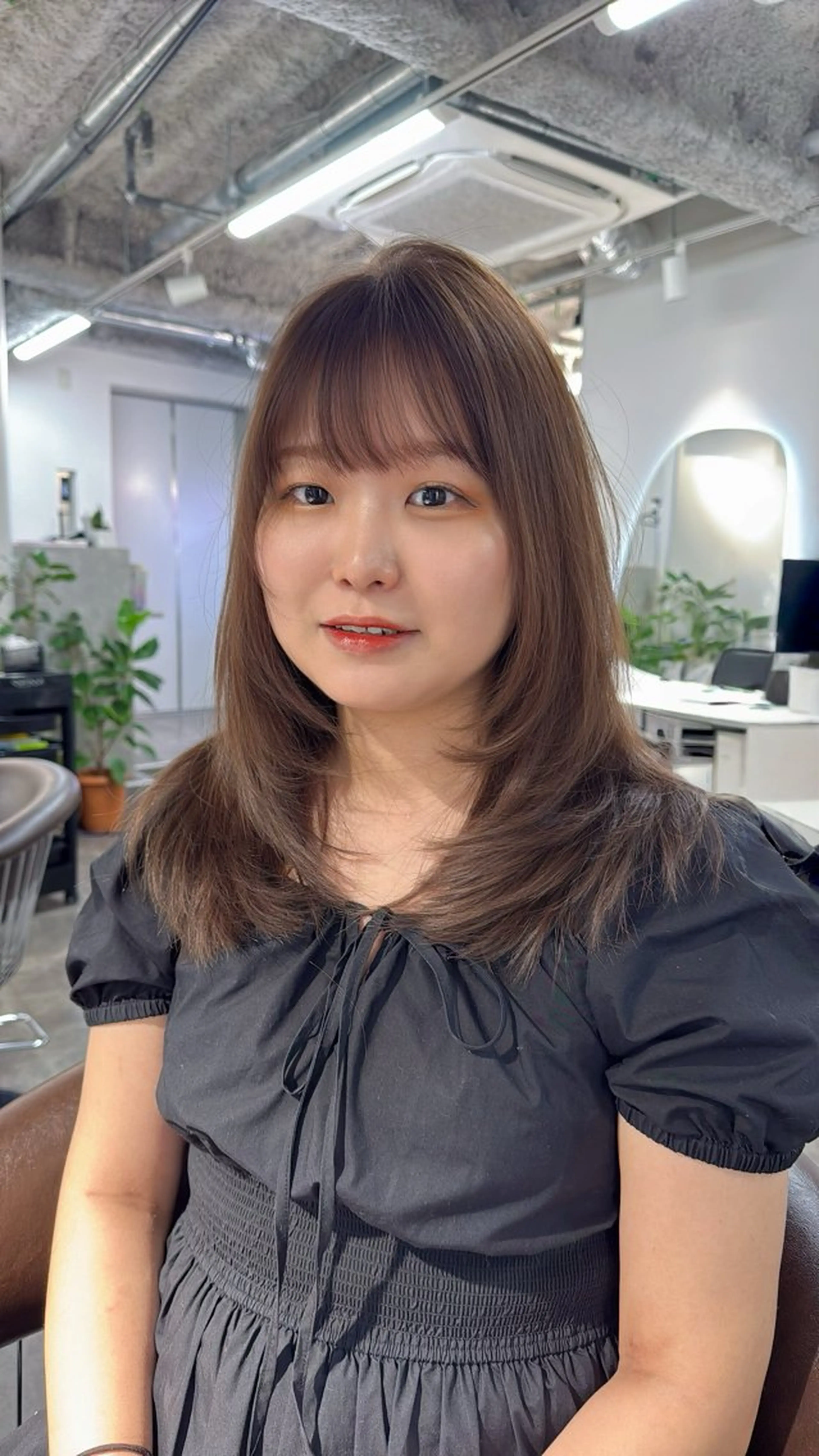 ミディアム 新宿/髪質改善/ レイヤー/サカキのヘアスタイル