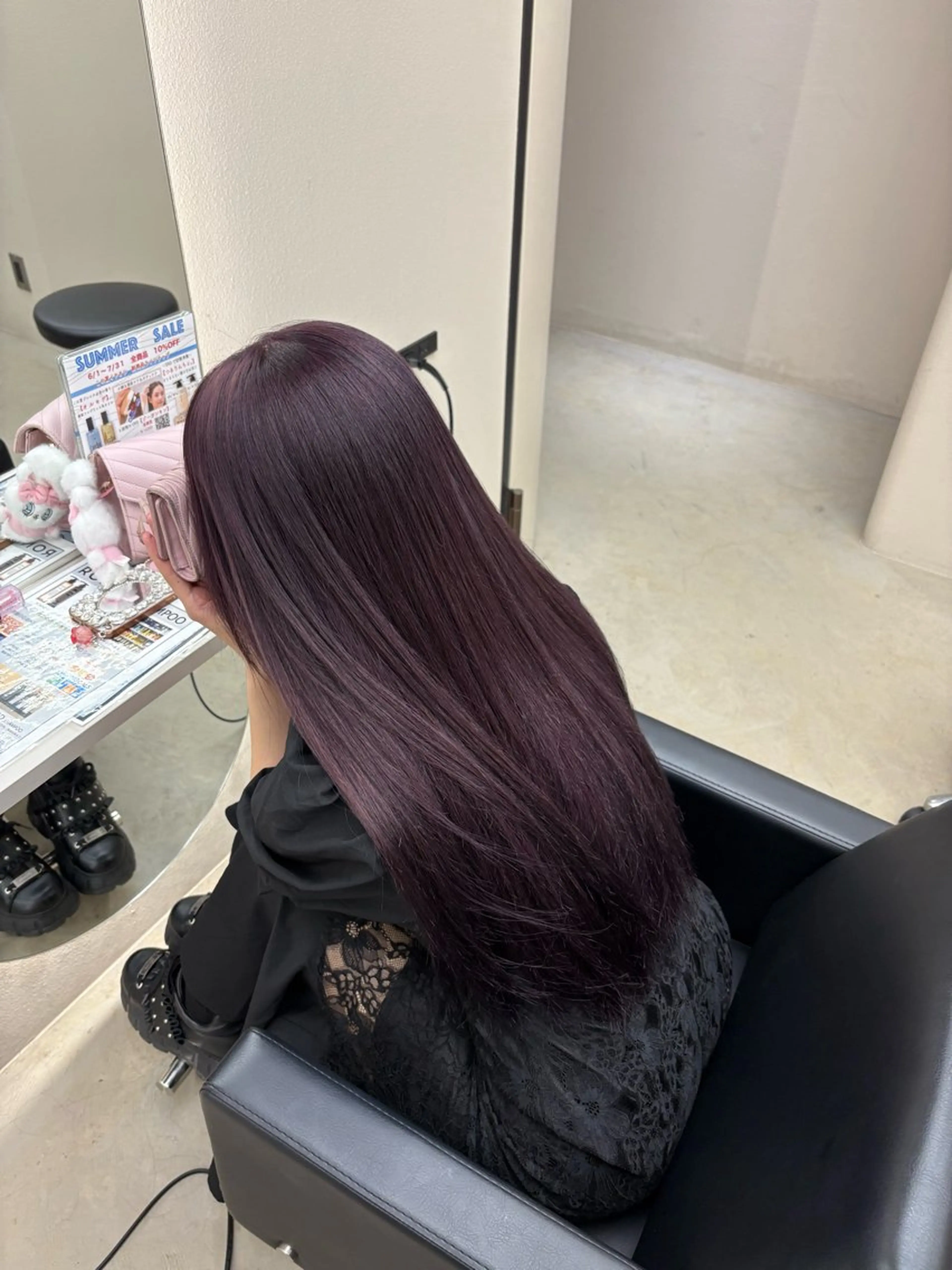 カラー デザインカラー ダブルカラー 髪質改善 縮毛矯正 ヘアカラー RONND   Weg所属・海瑠万／メンズパーマ ／ブリーチ／フェードのヘアスタイル