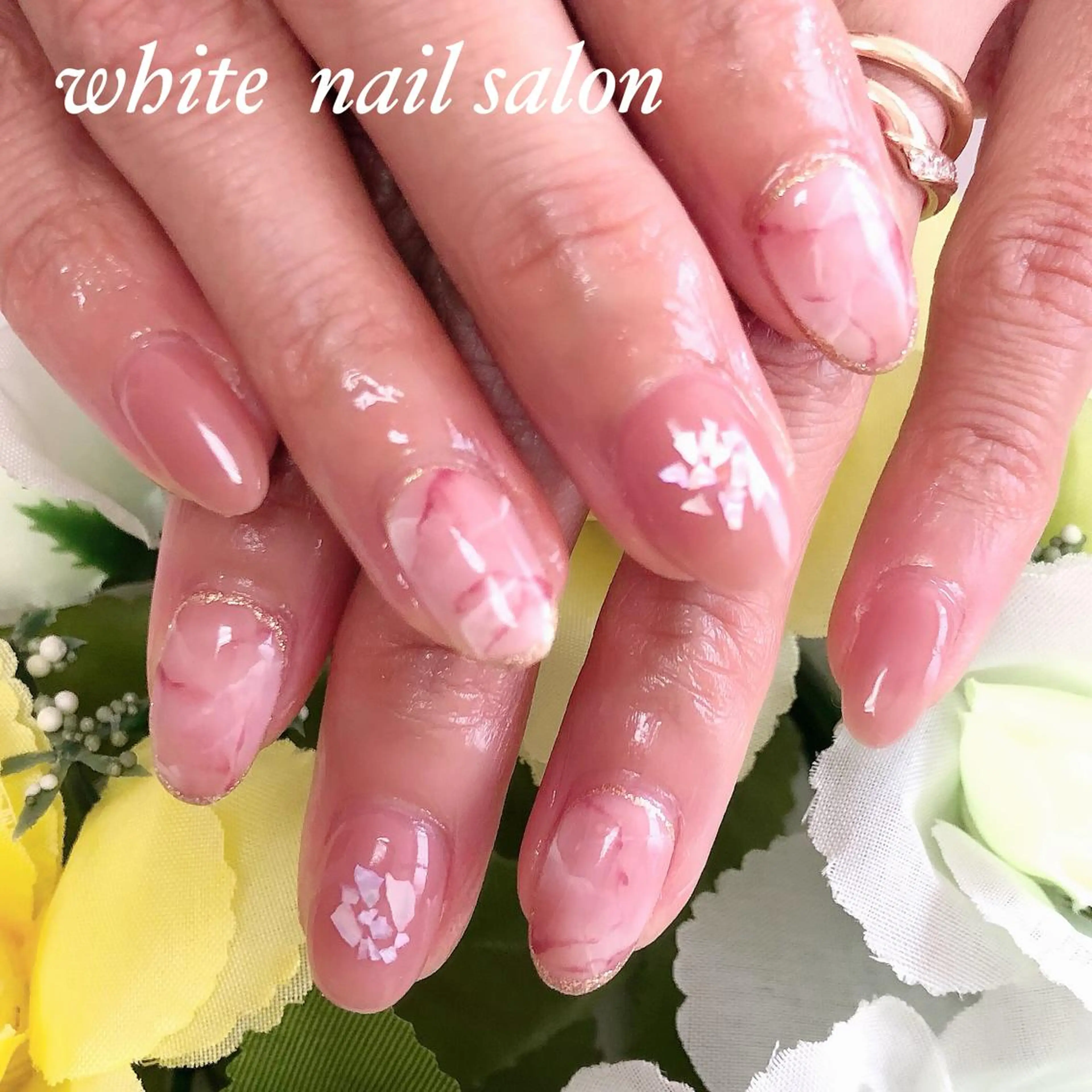 ネイル アートネイル フットネイル フレンチネイル ジェルネイル オフィスネイル ハンドネイル white nail salonのネイルデザイン