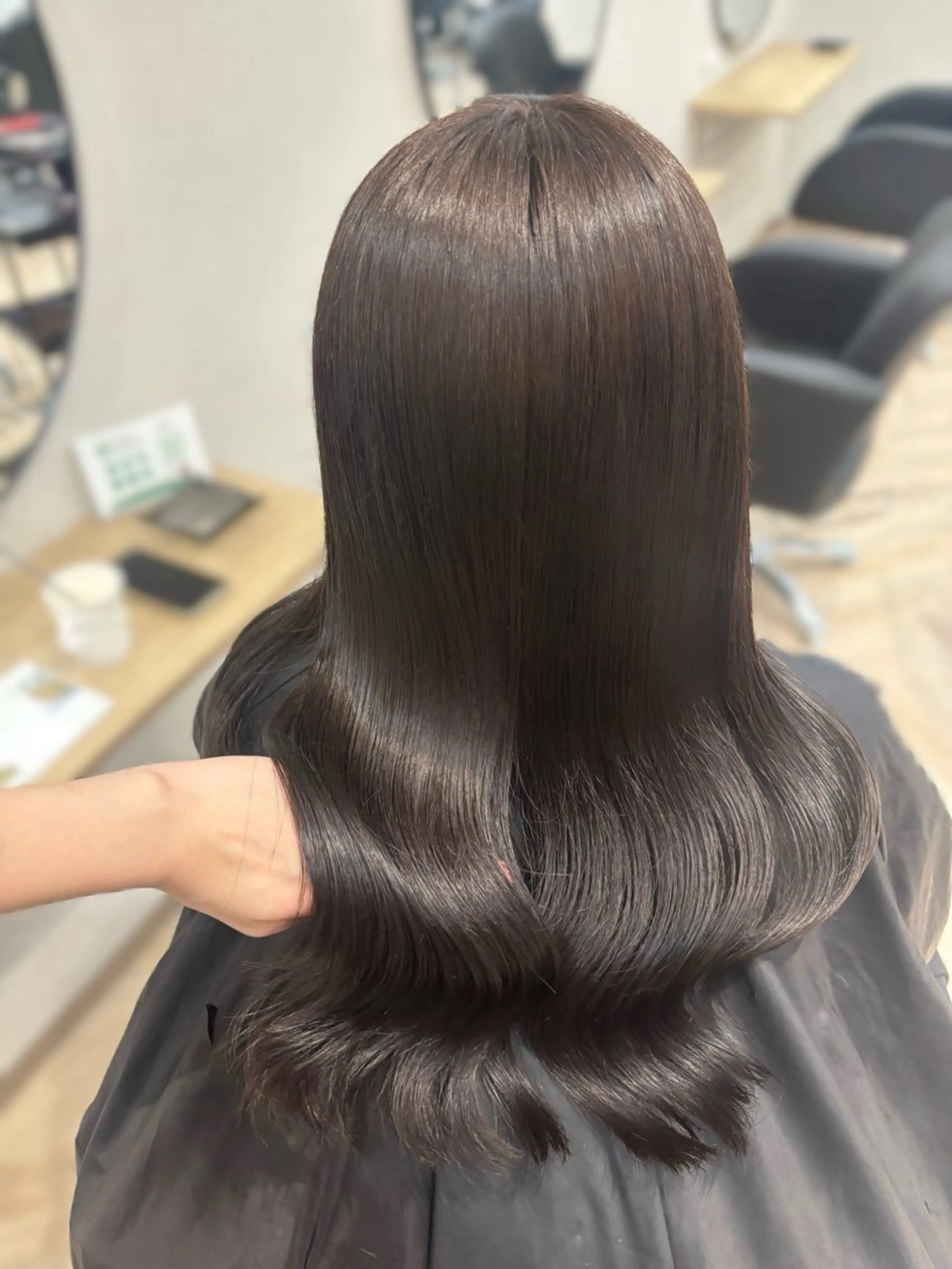ロング カラー 透明感カラー カット ヘアカラー トリートメント 名駅/sHiHo/透 明感カラー✨🎀/のヘアスタイル