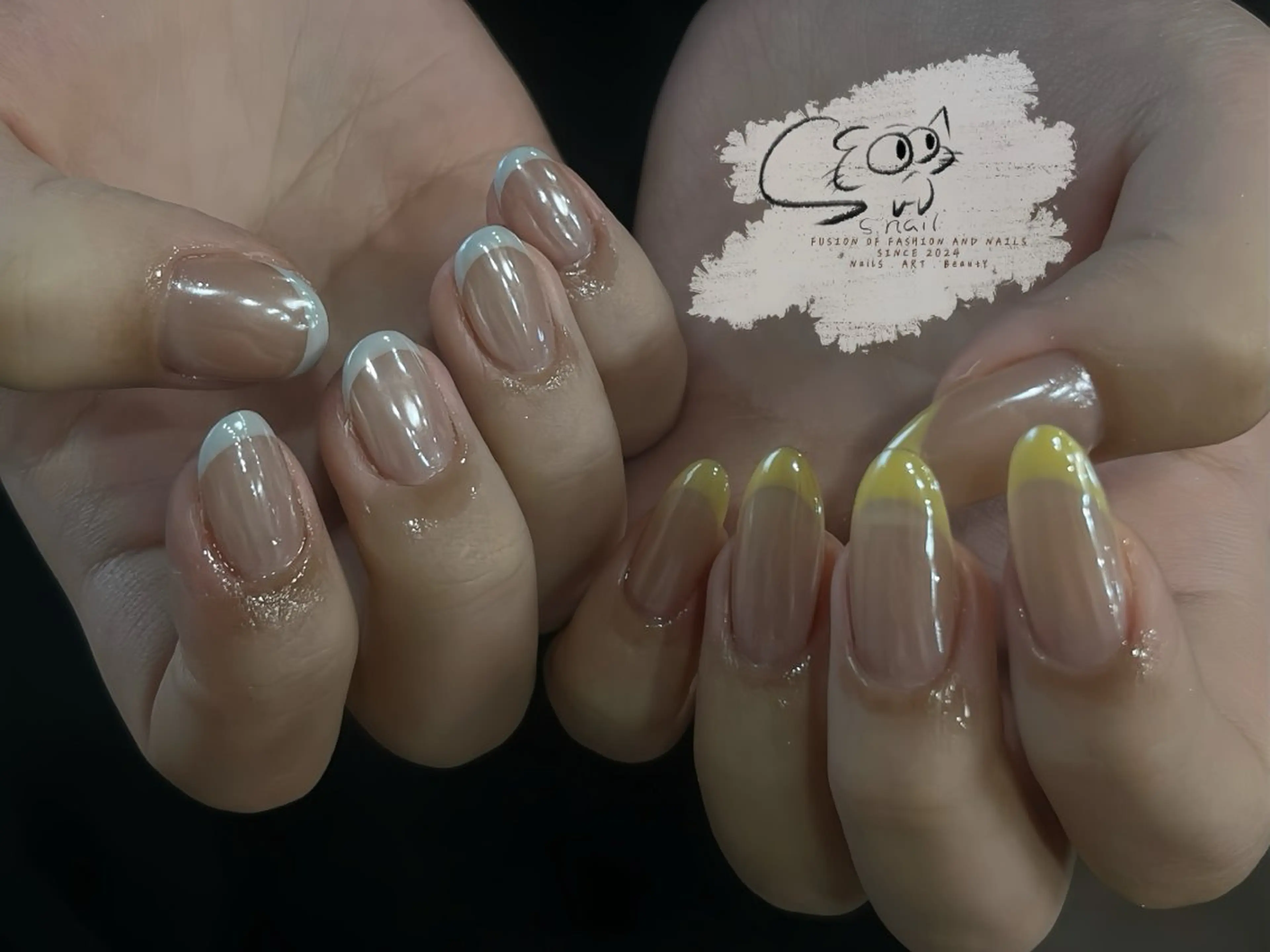 ネイル チークネイル フレンチネイル グラデーション マグネットネイル ワンカラーネイル S.nail _のネイルデザイン