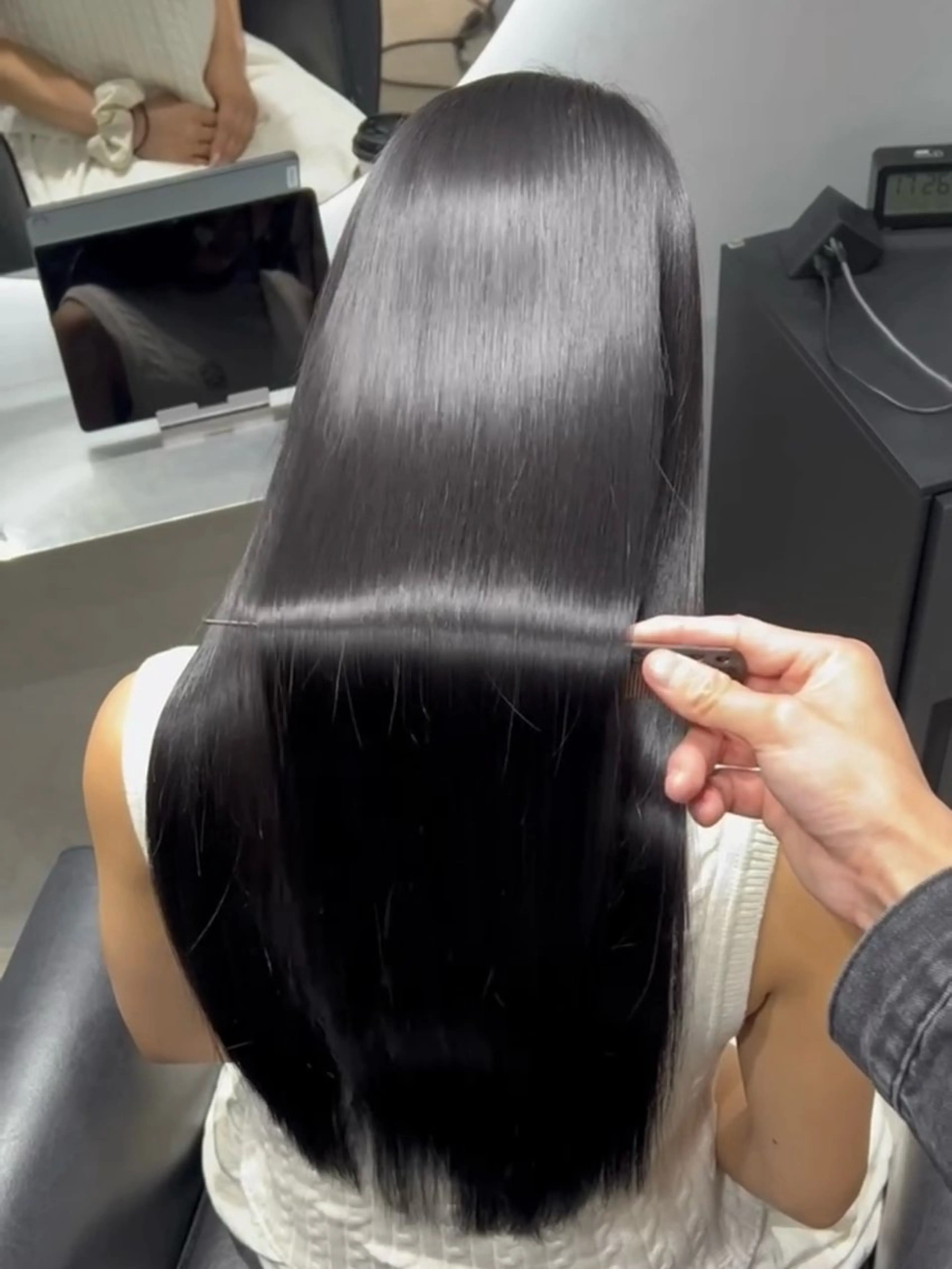 ロング カラー カット ヘアカラー トリートメント etora 渋谷所属・ワンホン×韓国/ 髪質改善/itaruのヘアスタイル