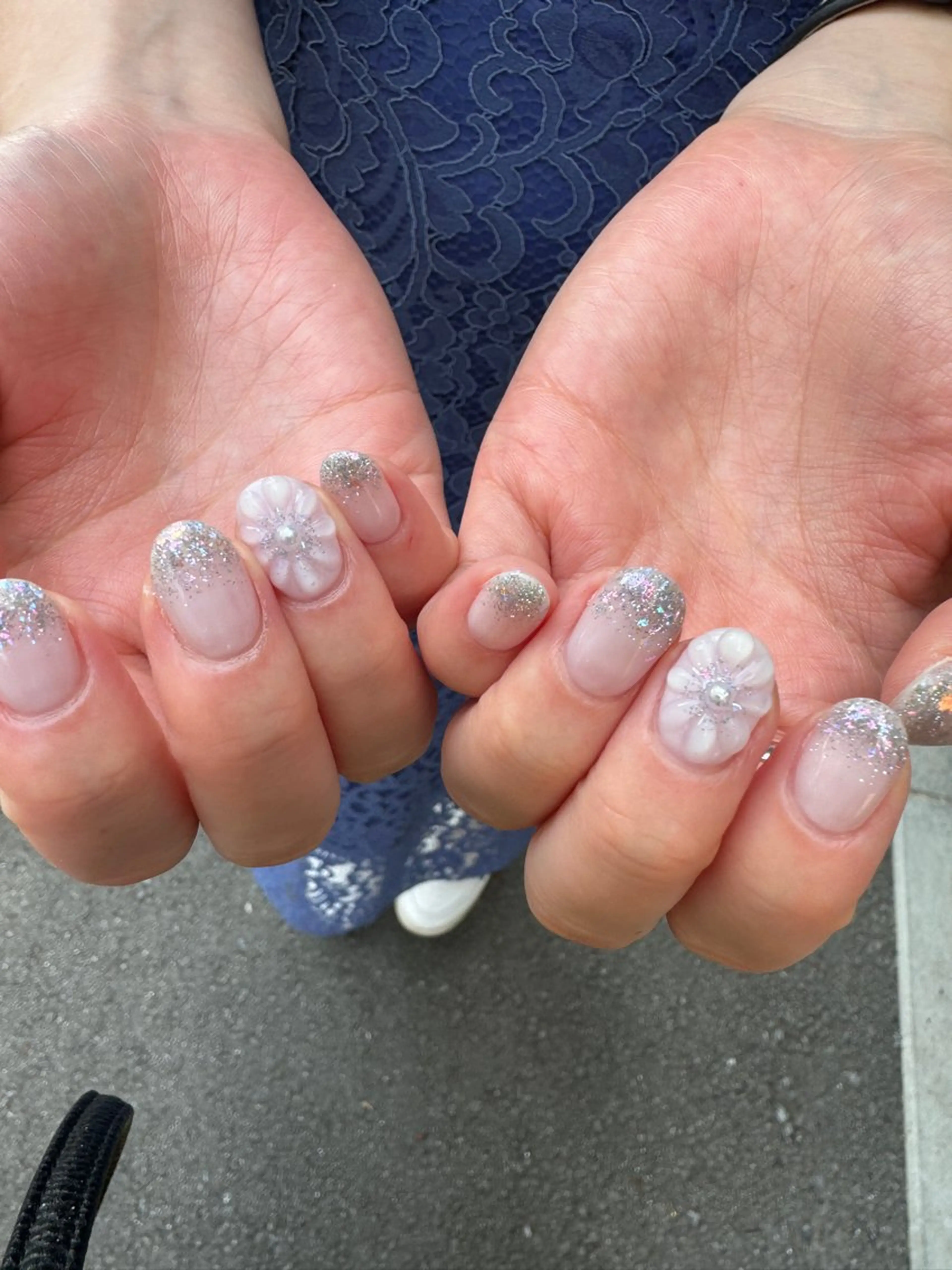 ネイル マグネットネイル オフィスネイル シンプルネイル MH_ Nailのネイルデザイン
