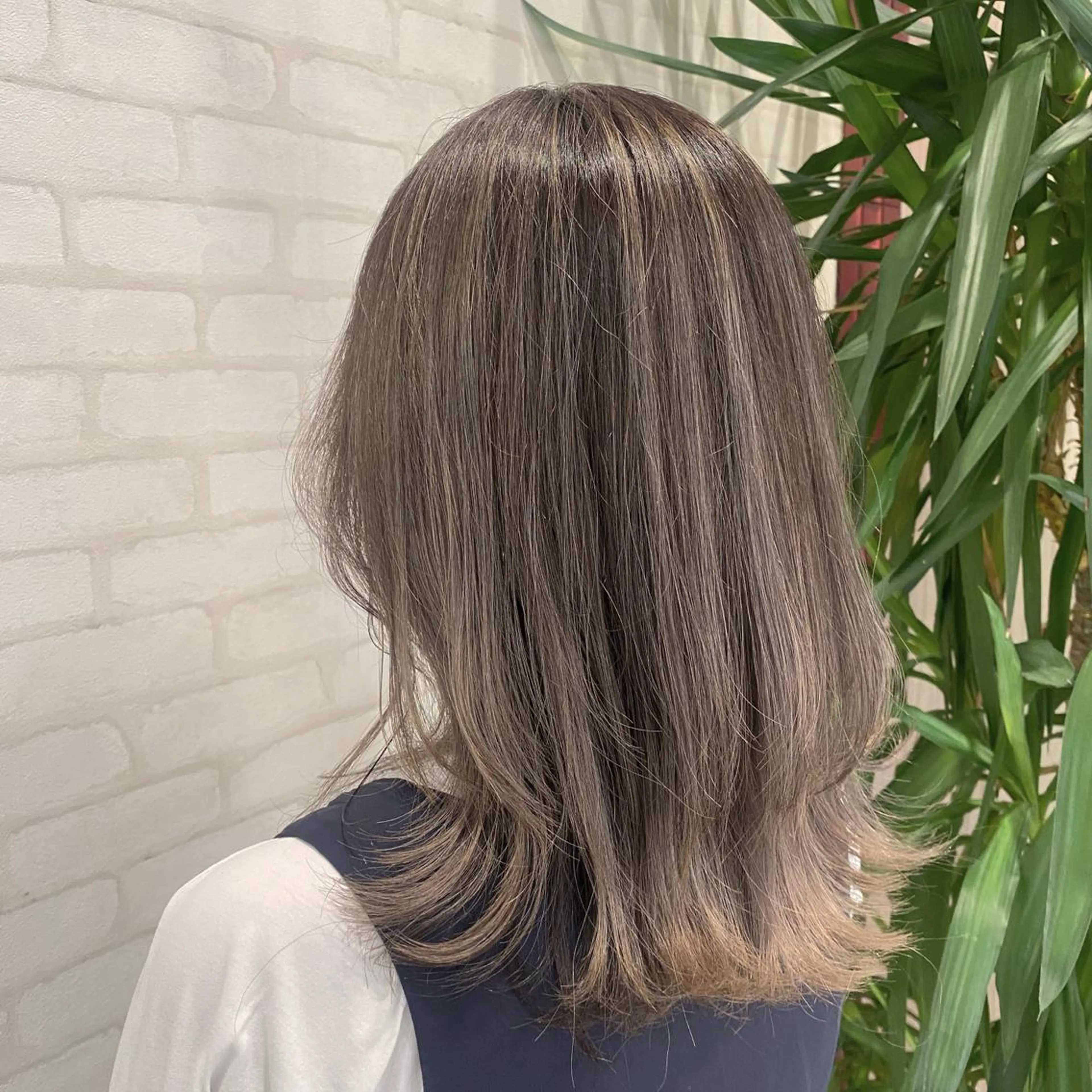 セミロング カラー パーマ ヘアアレンジ ULTOWA/銀座 ERIのヘアスタイル