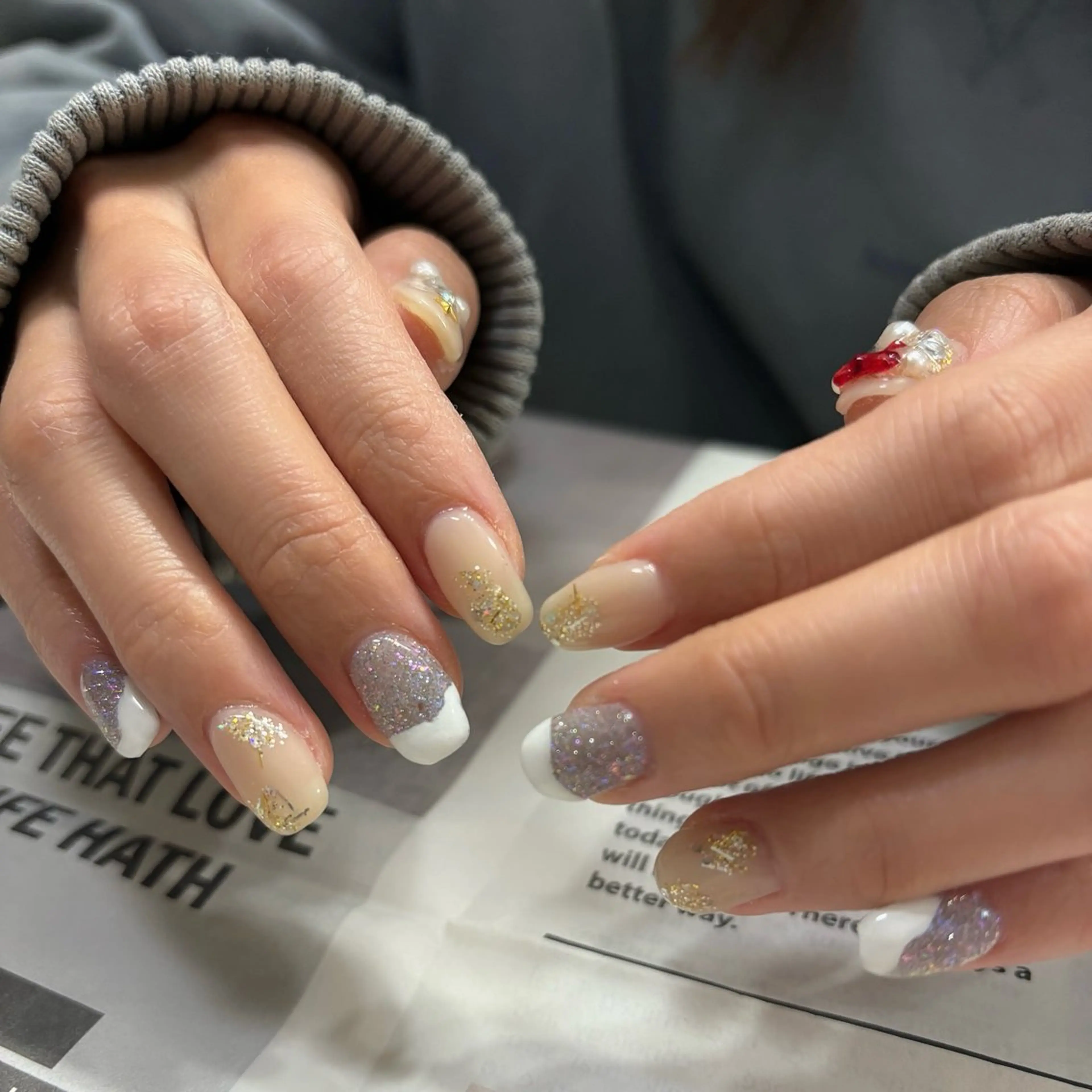 ネイル 冬ネイル クリスマス KONDO RIHO♡のネイルデザイン