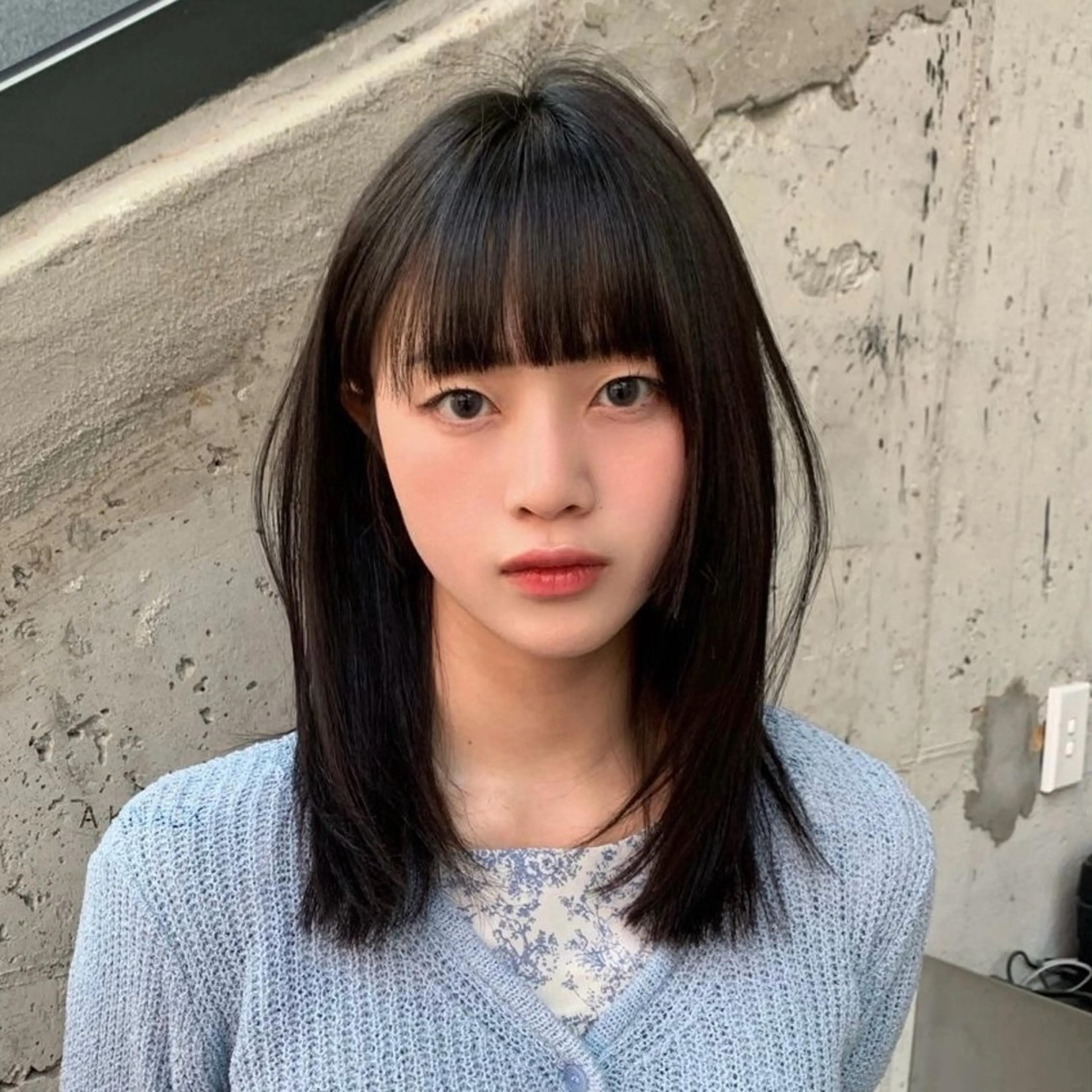 ミディアム 🌙コテ巻き風パーマ 🌙菜月のヘアスタイル