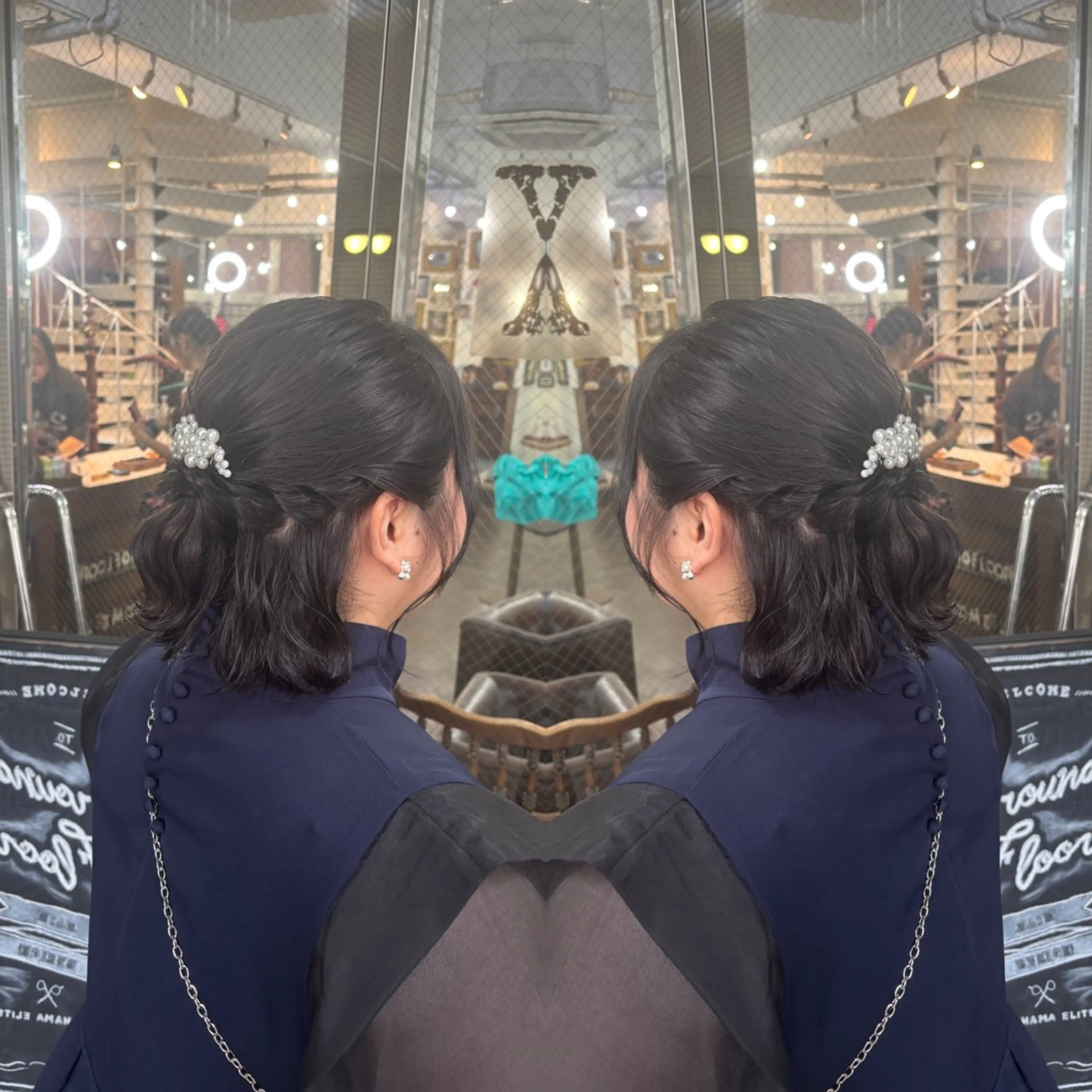 ショート ヘアアレンジ 💎ハイトーン/艶 カラー モエカ💎のヘアスタイル