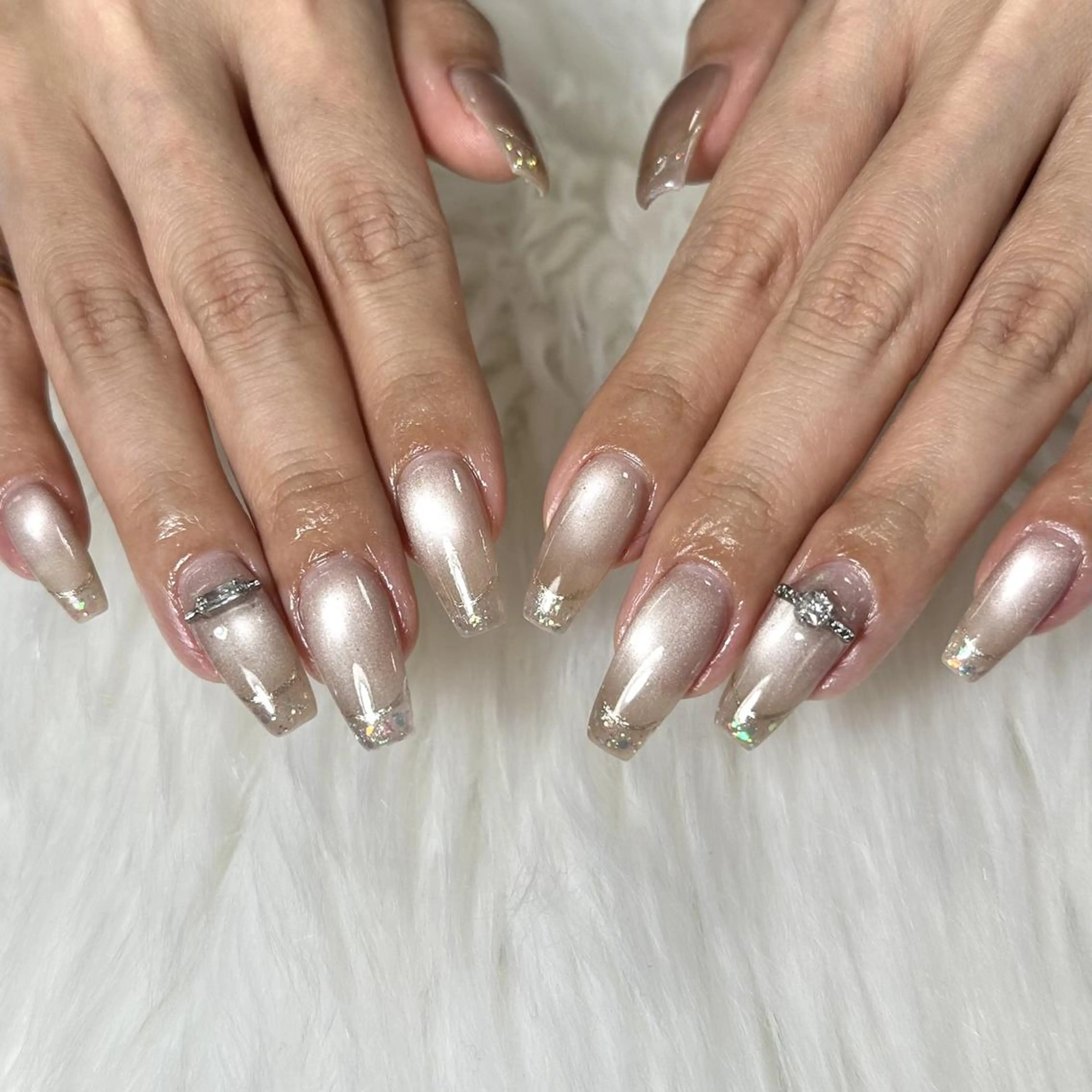 ネイル Azusa🩵 ネイル💅🏻南森町のネイルデザイン