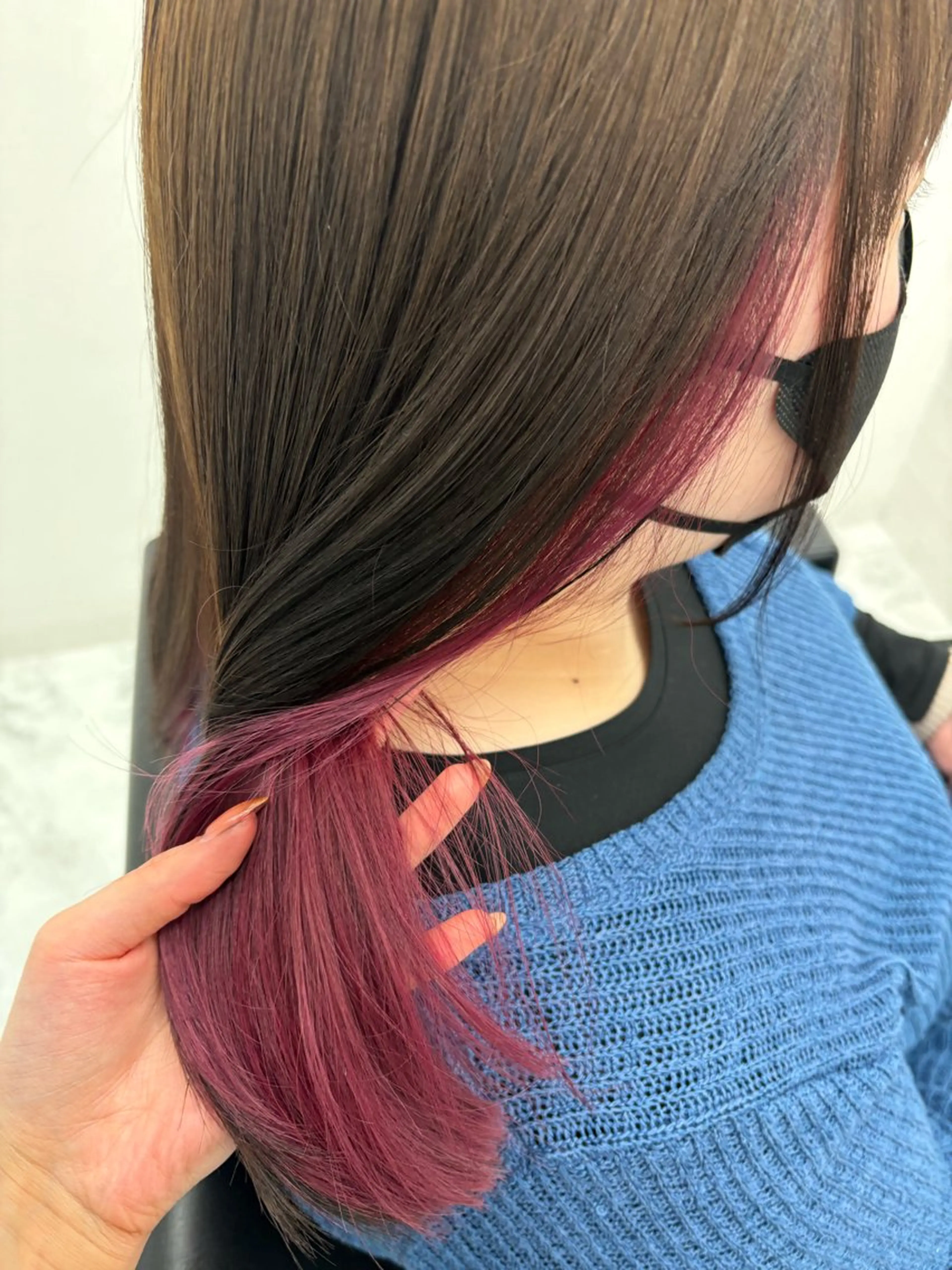 ミディアム カラー インナーカラー 髪質改善サロン🫧 セキチサトのヘアスタイル