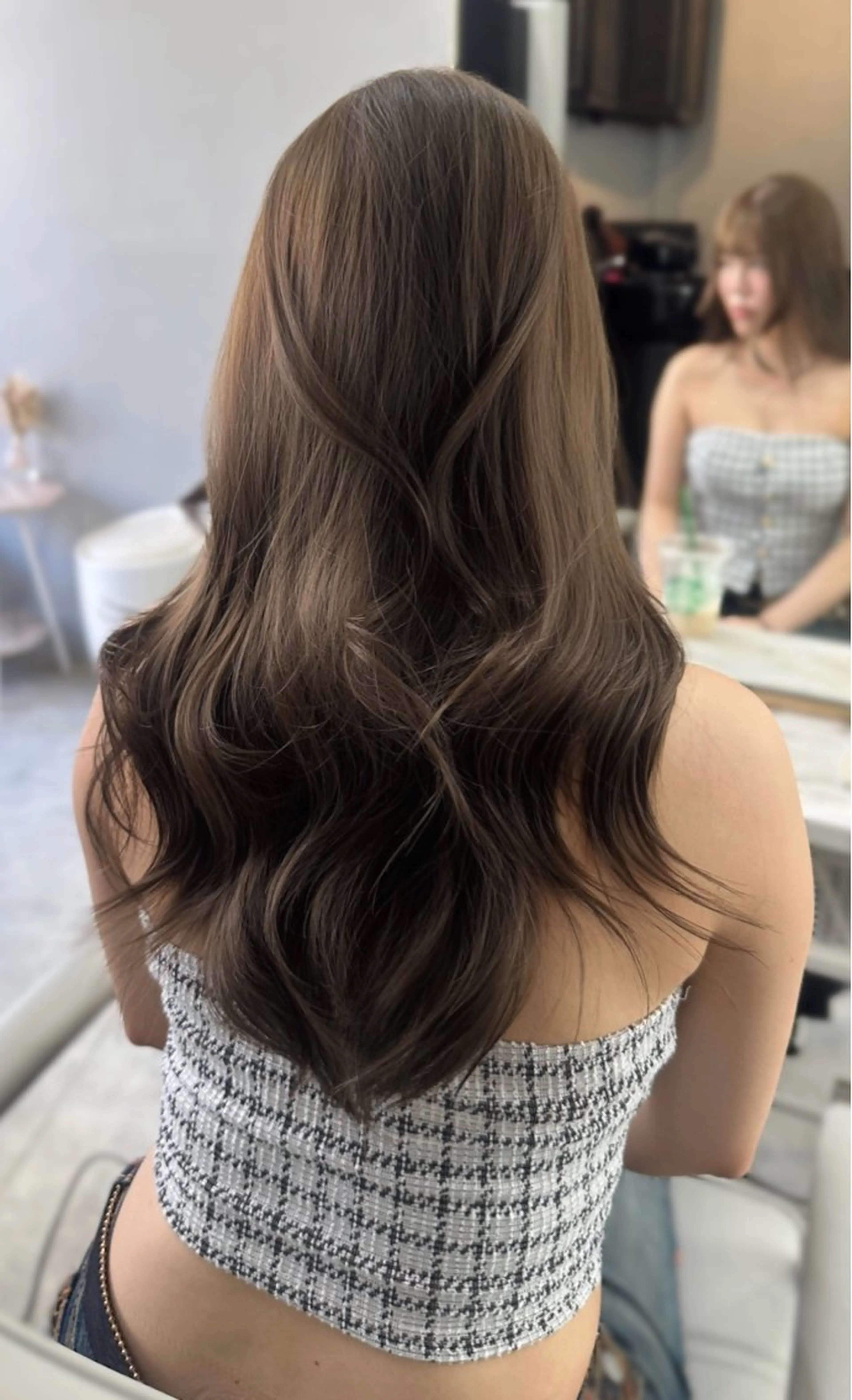 ロング カラー ヘアアレンジ 🫧🇰🇷韓国ヘア レイヤー🐺Yutaのヘアスタイル