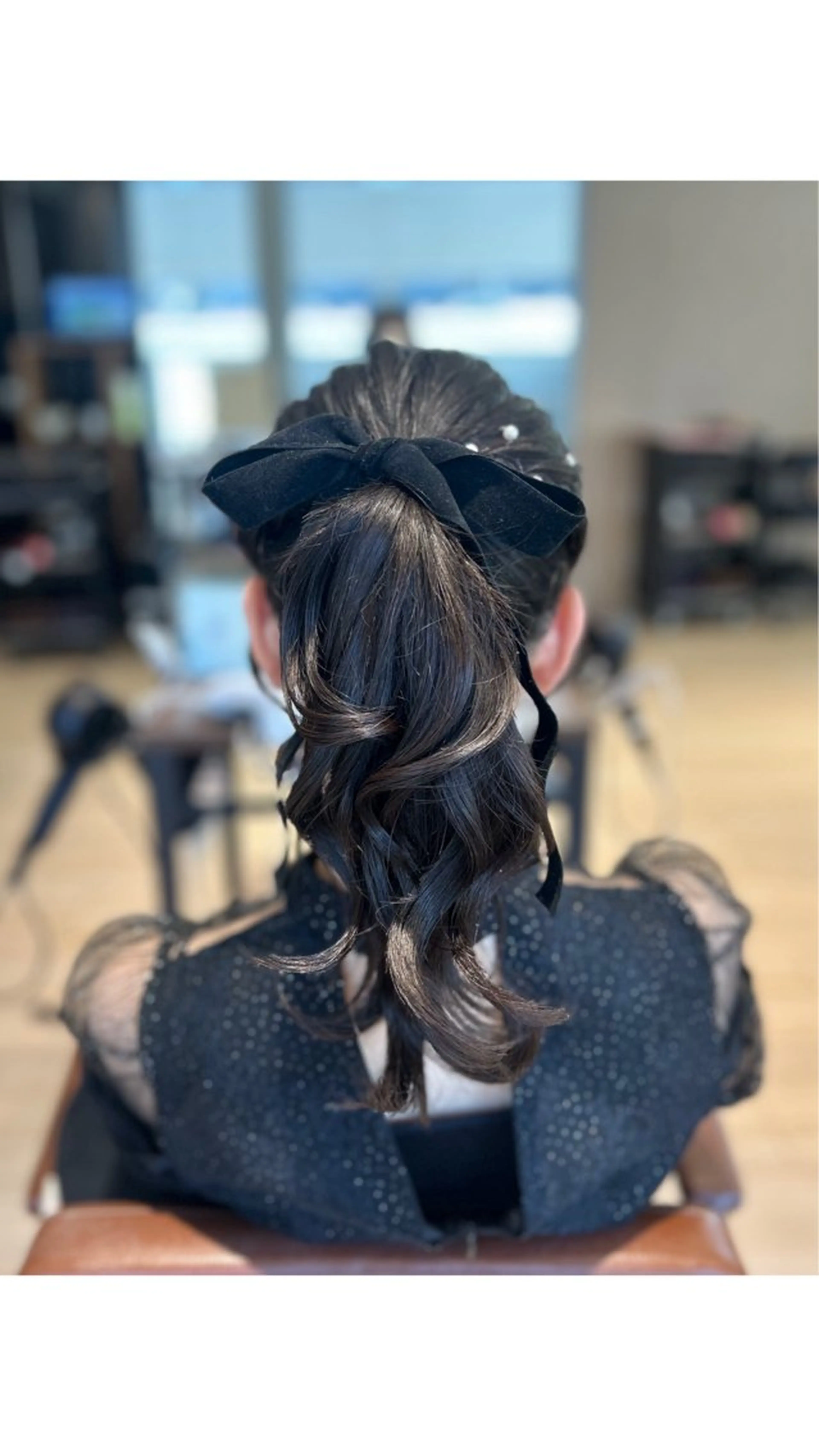 セミロング カラー ヘアアレンジ ポニーテール カット ヘアセット 髙木美緒🌿 レイヤー/アレンジのヘアスタイル